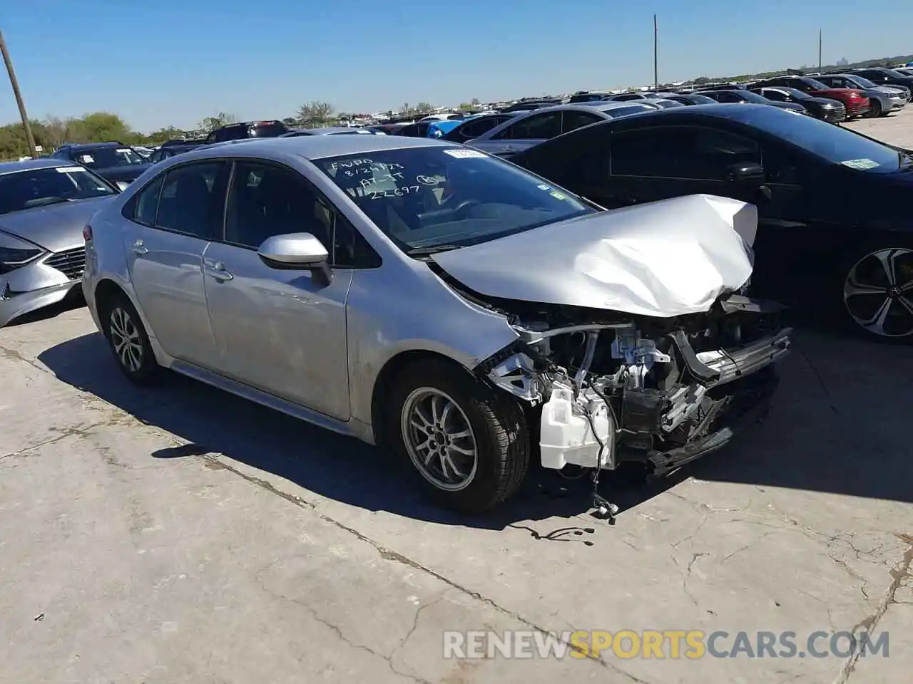 4 Photograph of a damaged car JTDEAMDE5NJ054881 TOYOTA COROLLA 2022