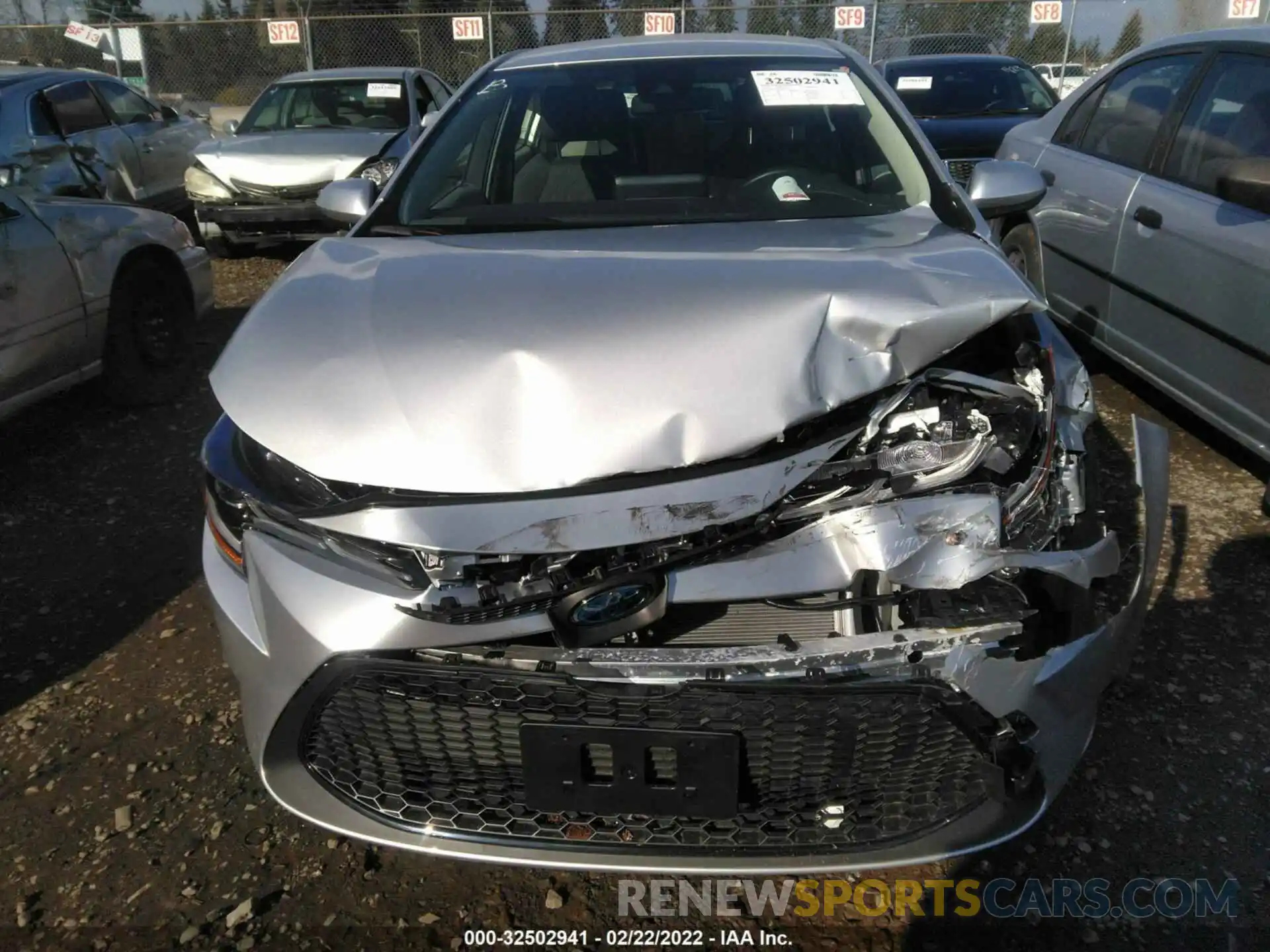 6 Photograph of a damaged car JTDEAMDE6N3001305 TOYOTA COROLLA 2022