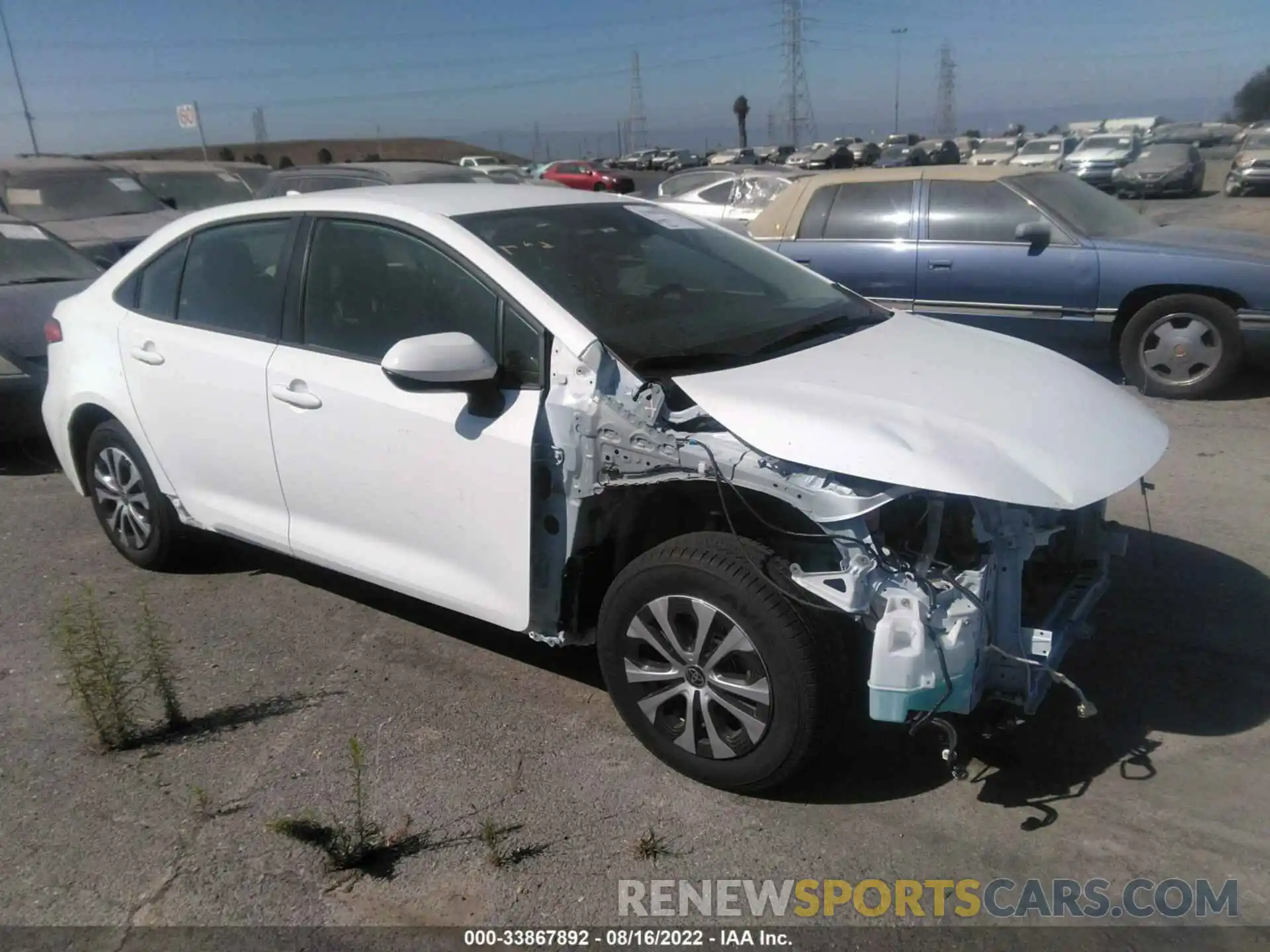 1 Photograph of a damaged car JTDEAMDE6N3002437 TOYOTA COROLLA 2022