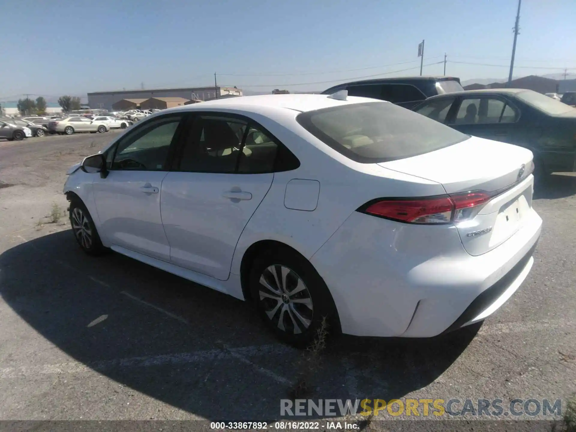 3 Photograph of a damaged car JTDEAMDE6N3002437 TOYOTA COROLLA 2022