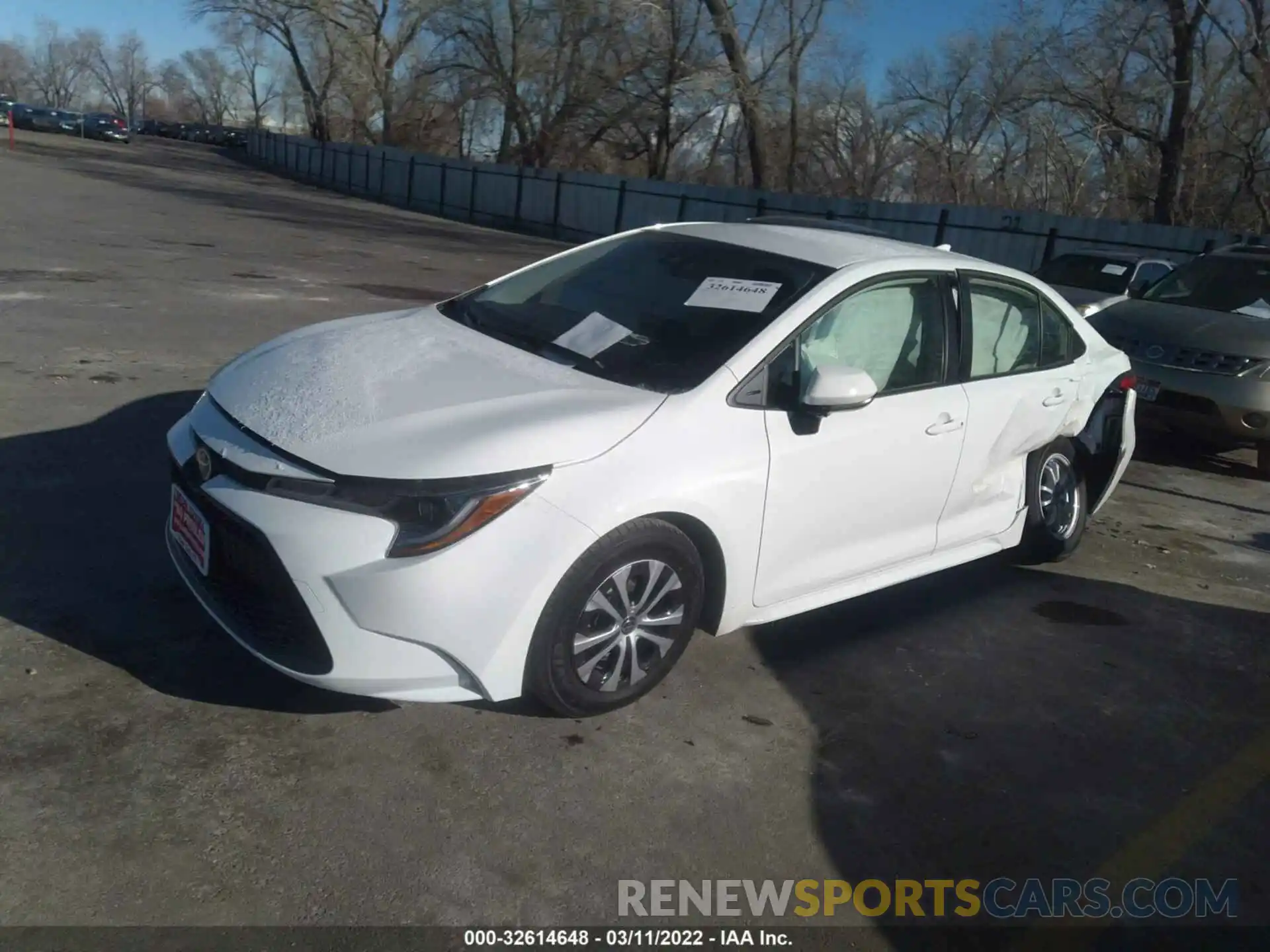 2 Photograph of a damaged car JTDEAMDE6N3004611 TOYOTA COROLLA 2022