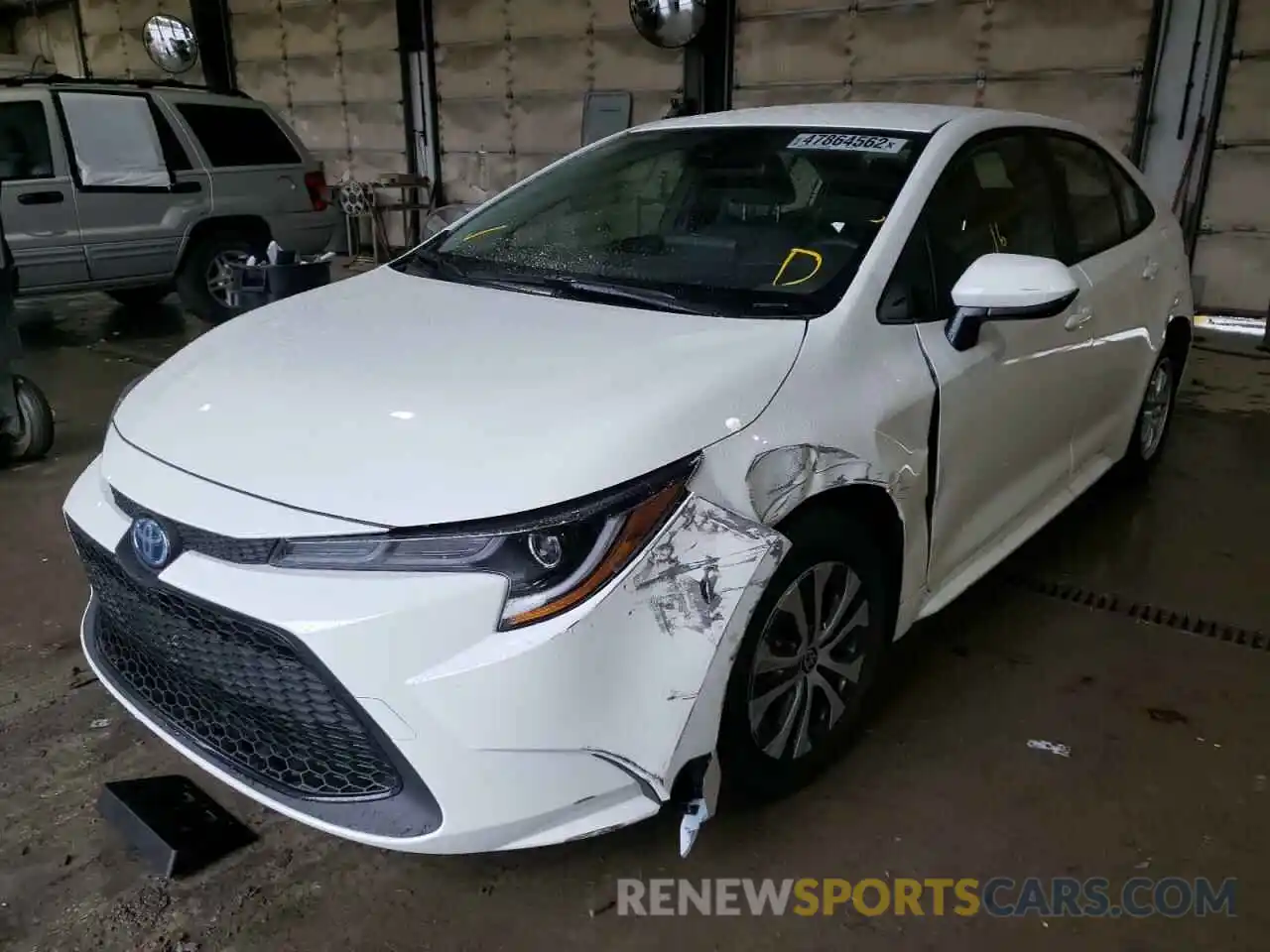 2 Photograph of a damaged car JTDEAMDE6N3008173 TOYOTA COROLLA 2022