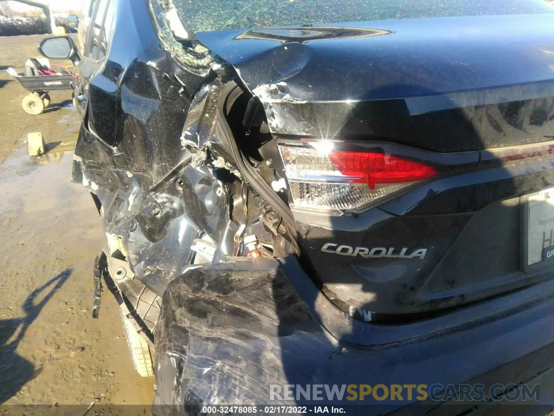 6 Photograph of a damaged car JTDEAMDE6NJ036003 TOYOTA COROLLA 2022