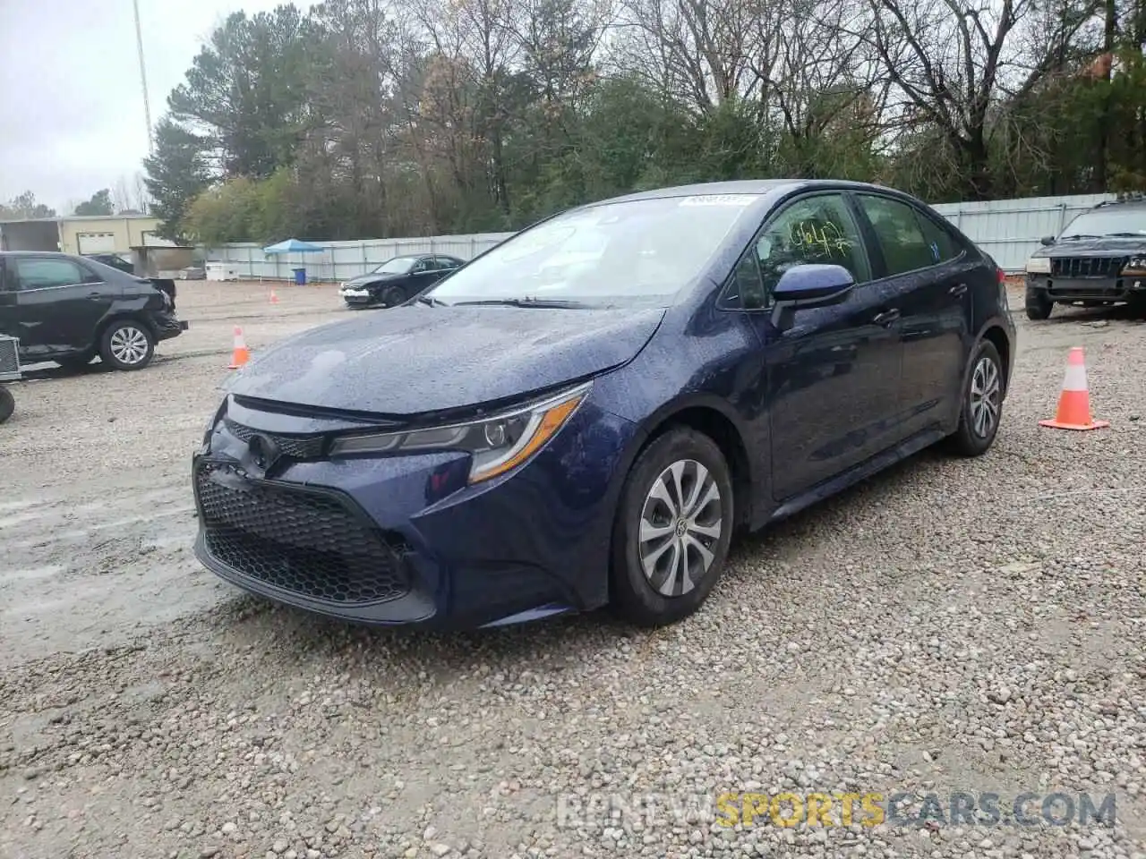 2 Photograph of a damaged car JTDEAMDE6NJ039774 TOYOTA COROLLA 2022