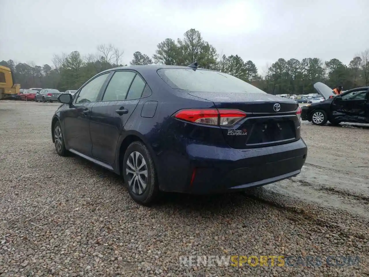 3 Photograph of a damaged car JTDEAMDE6NJ039774 TOYOTA COROLLA 2022