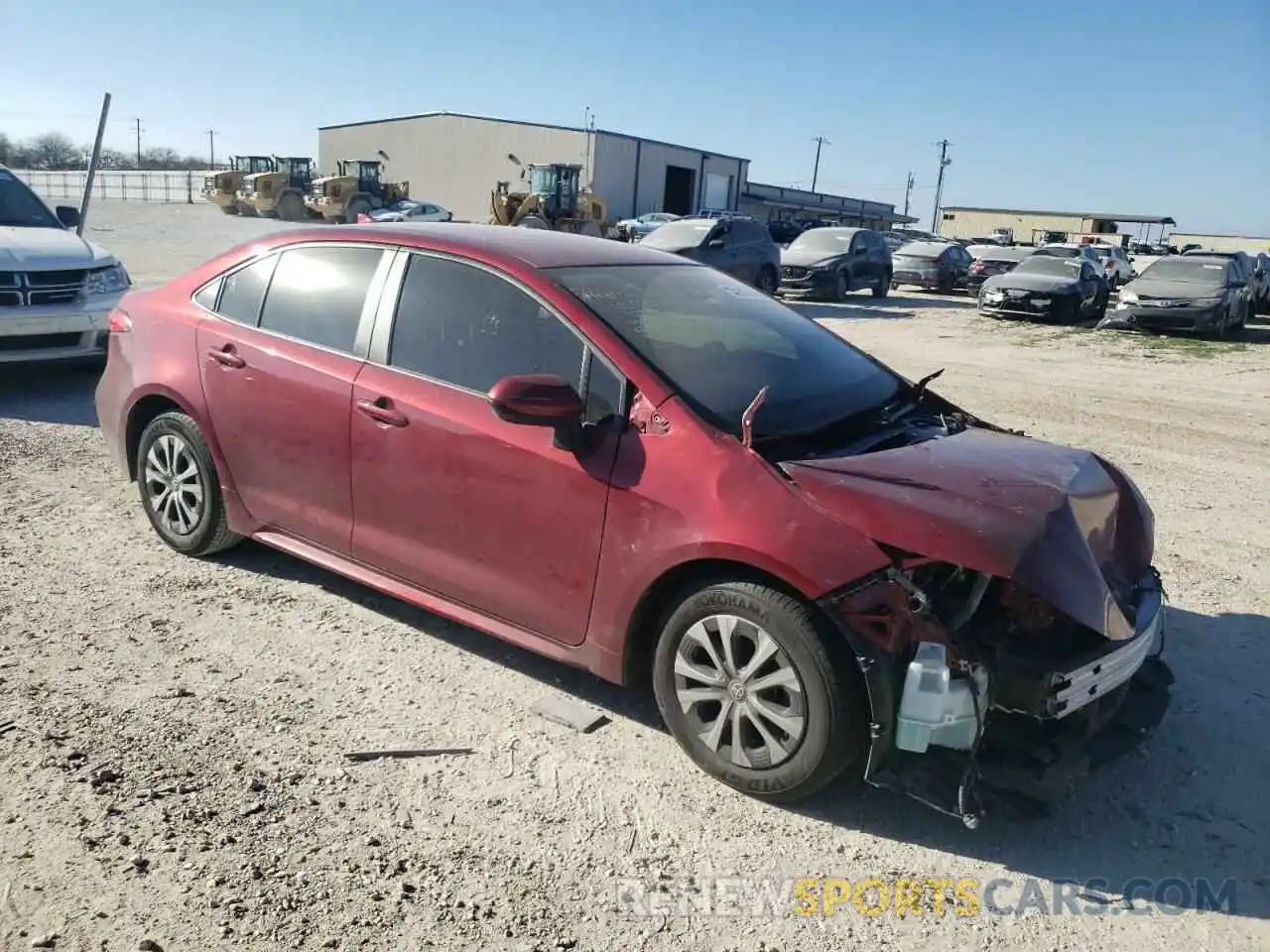 4 Photograph of a damaged car JTDEAMDE6NJ039984 TOYOTA COROLLA 2022