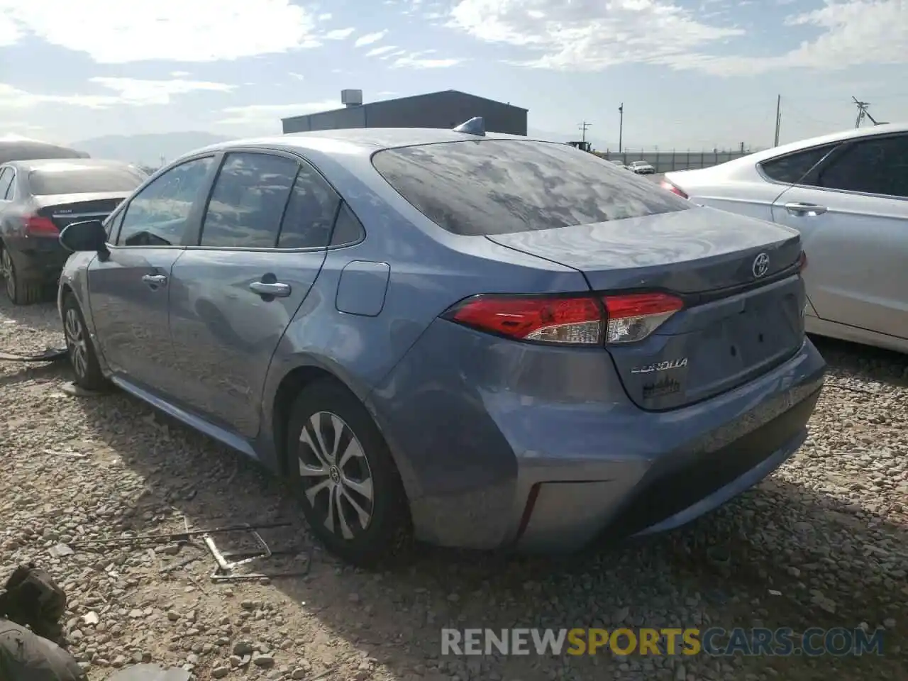 3 Photograph of a damaged car JTDEAMDE6NJ040861 TOYOTA COROLLA 2022