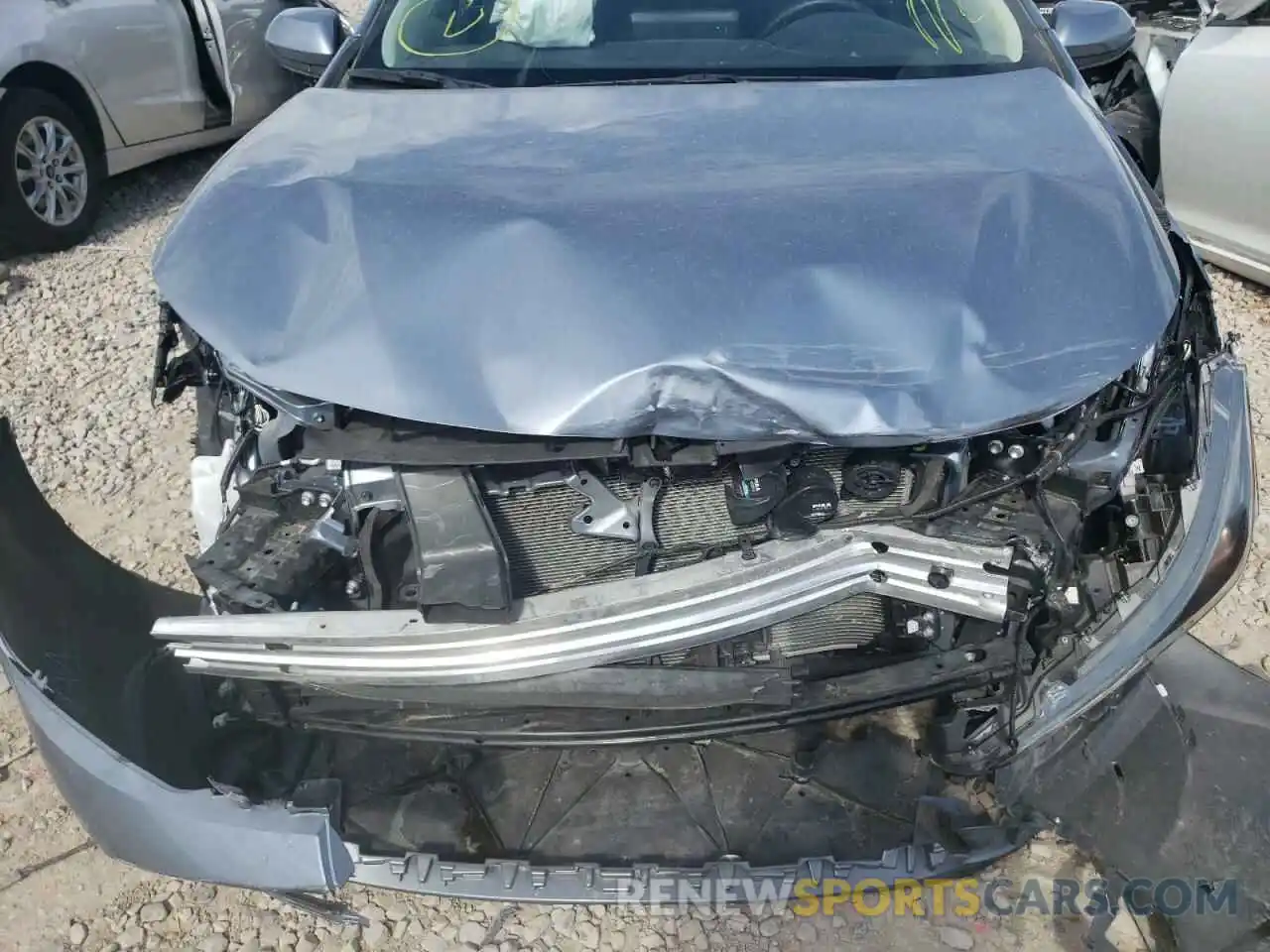 7 Photograph of a damaged car JTDEAMDE6NJ040861 TOYOTA COROLLA 2022