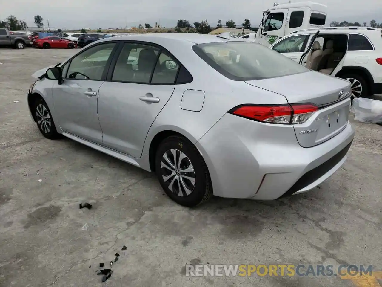 3 Photograph of a damaged car JTDEAMDE6NJ043162 TOYOTA COROLLA 2022