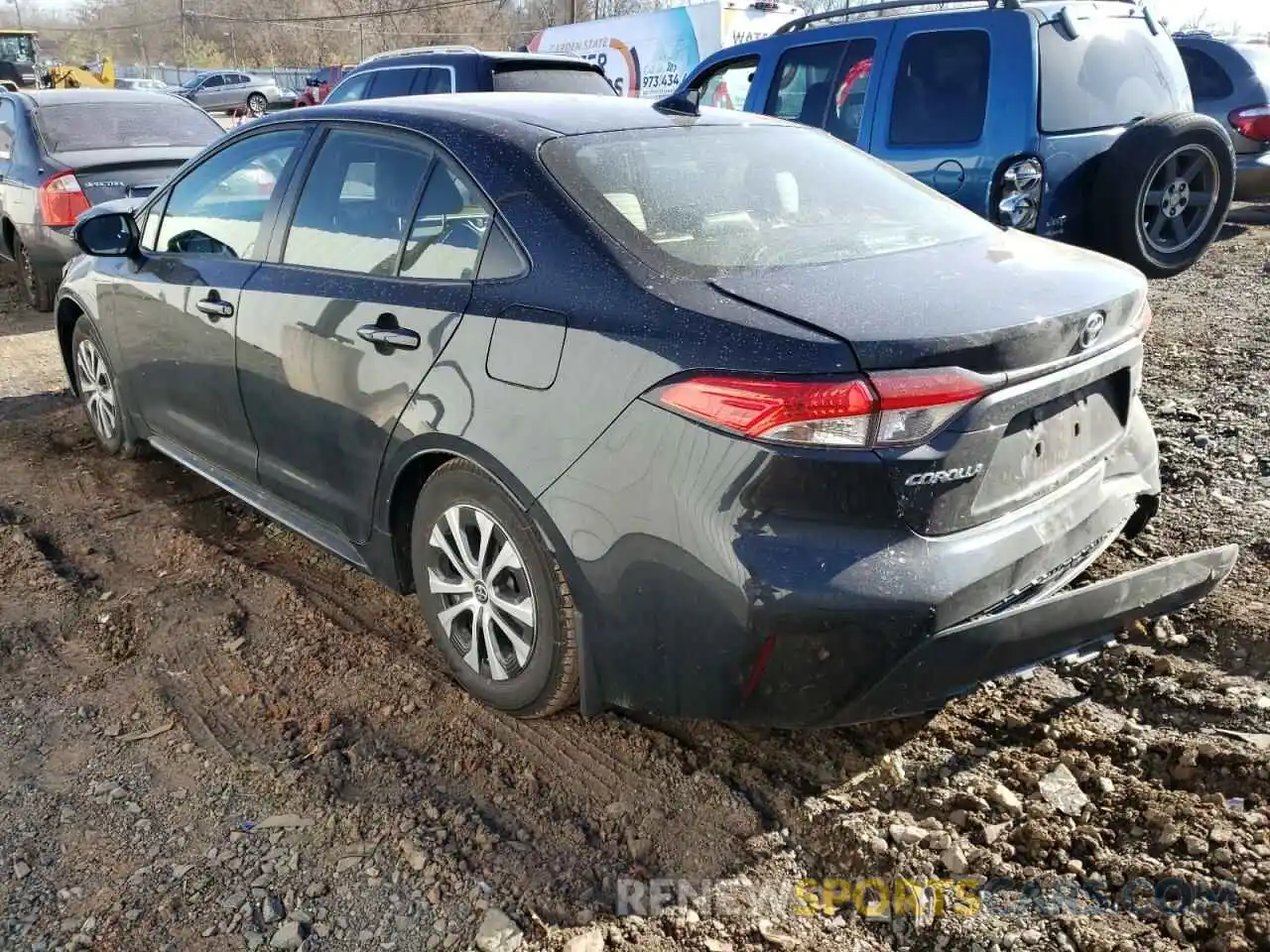 3 Photograph of a damaged car JTDEAMDE6NJ043548 TOYOTA COROLLA 2022