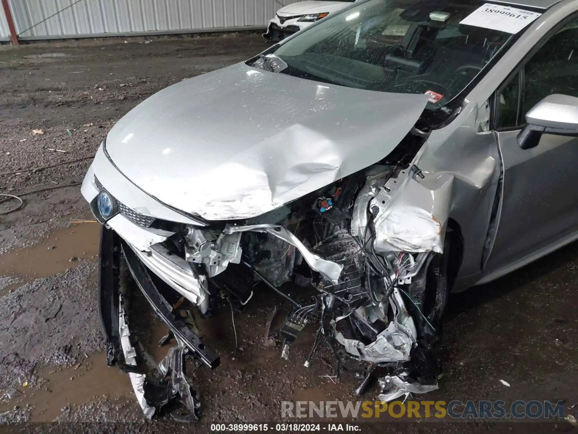 6 Photograph of a damaged car JTDEAMDE6NJ043565 TOYOTA COROLLA 2022