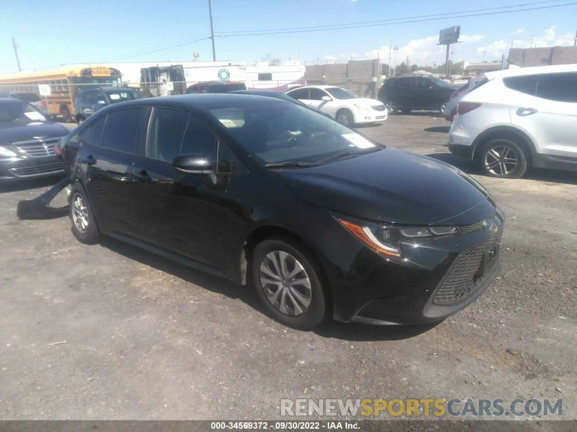 1 Photograph of a damaged car JTDEAMDE6NJ046286 TOYOTA COROLLA 2022