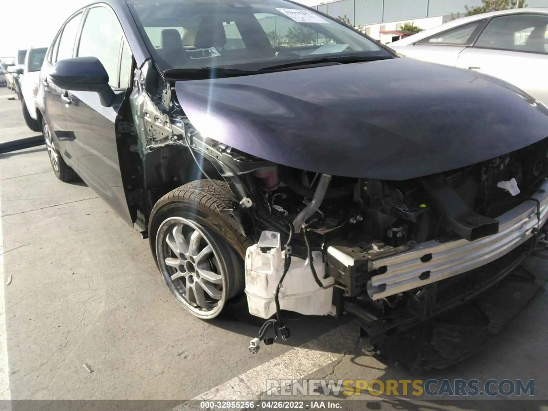 6 Photograph of a damaged car JTDEAMDE6NJ047390 TOYOTA COROLLA 2022