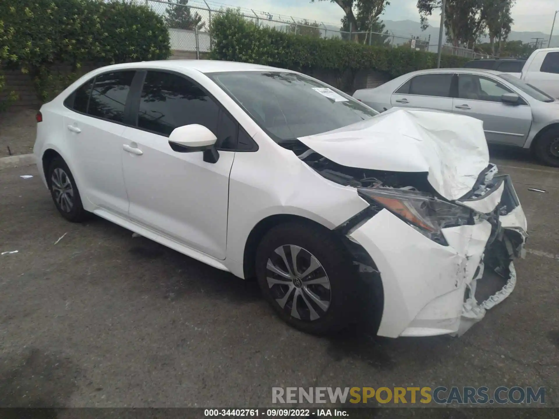 1 Photograph of a damaged car JTDEAMDE7N3008084 TOYOTA COROLLA 2022