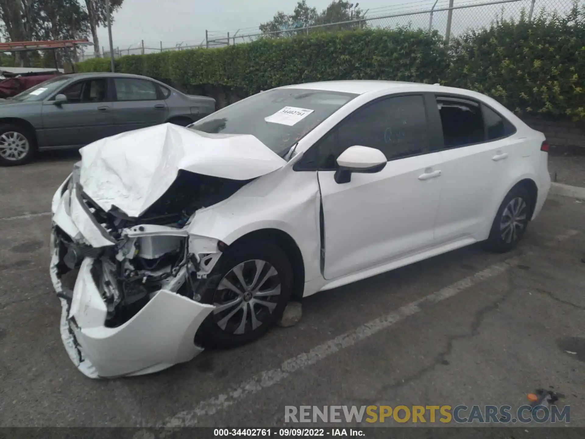 2 Photograph of a damaged car JTDEAMDE7N3008084 TOYOTA COROLLA 2022