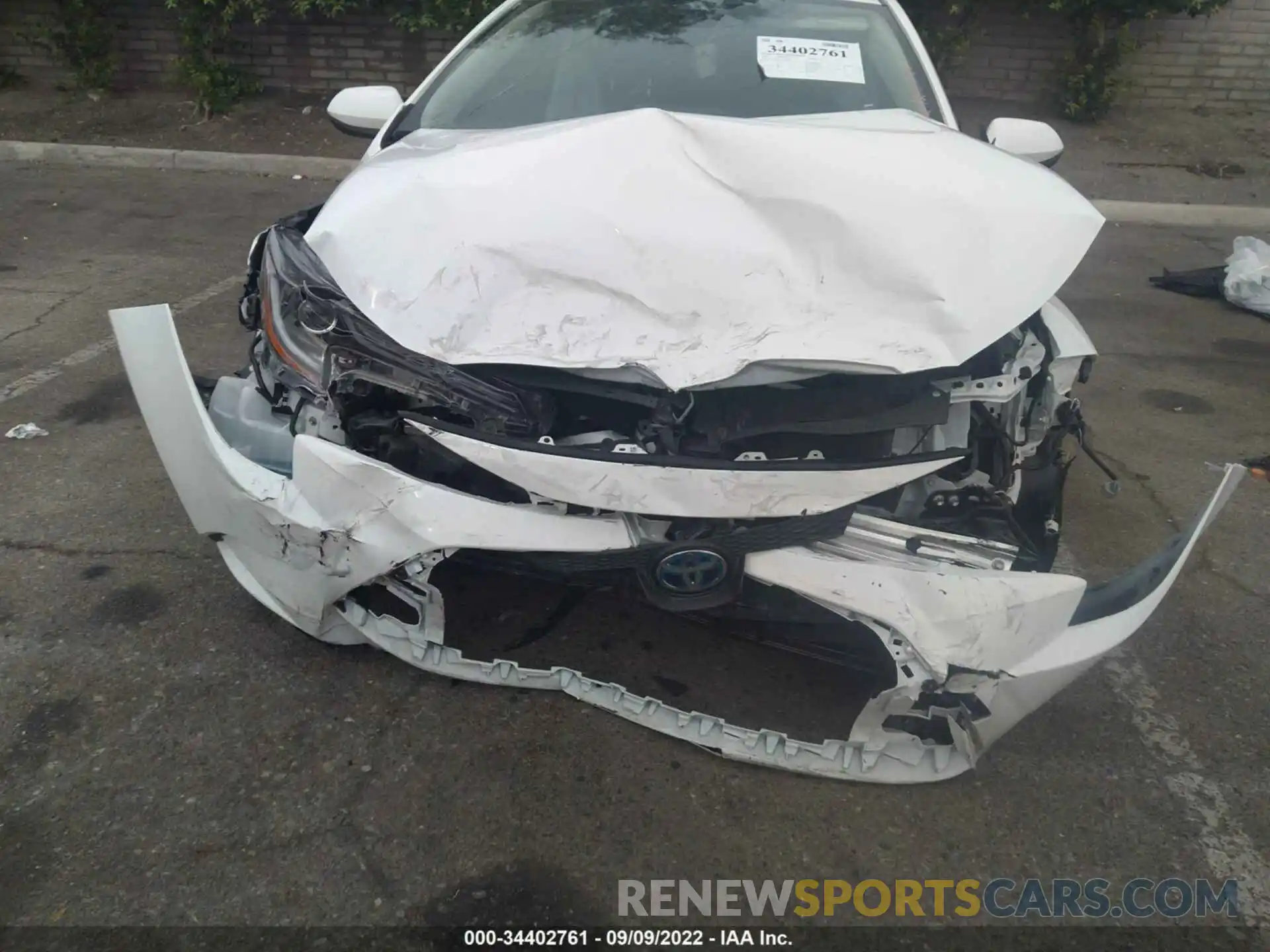 6 Photograph of a damaged car JTDEAMDE7N3008084 TOYOTA COROLLA 2022