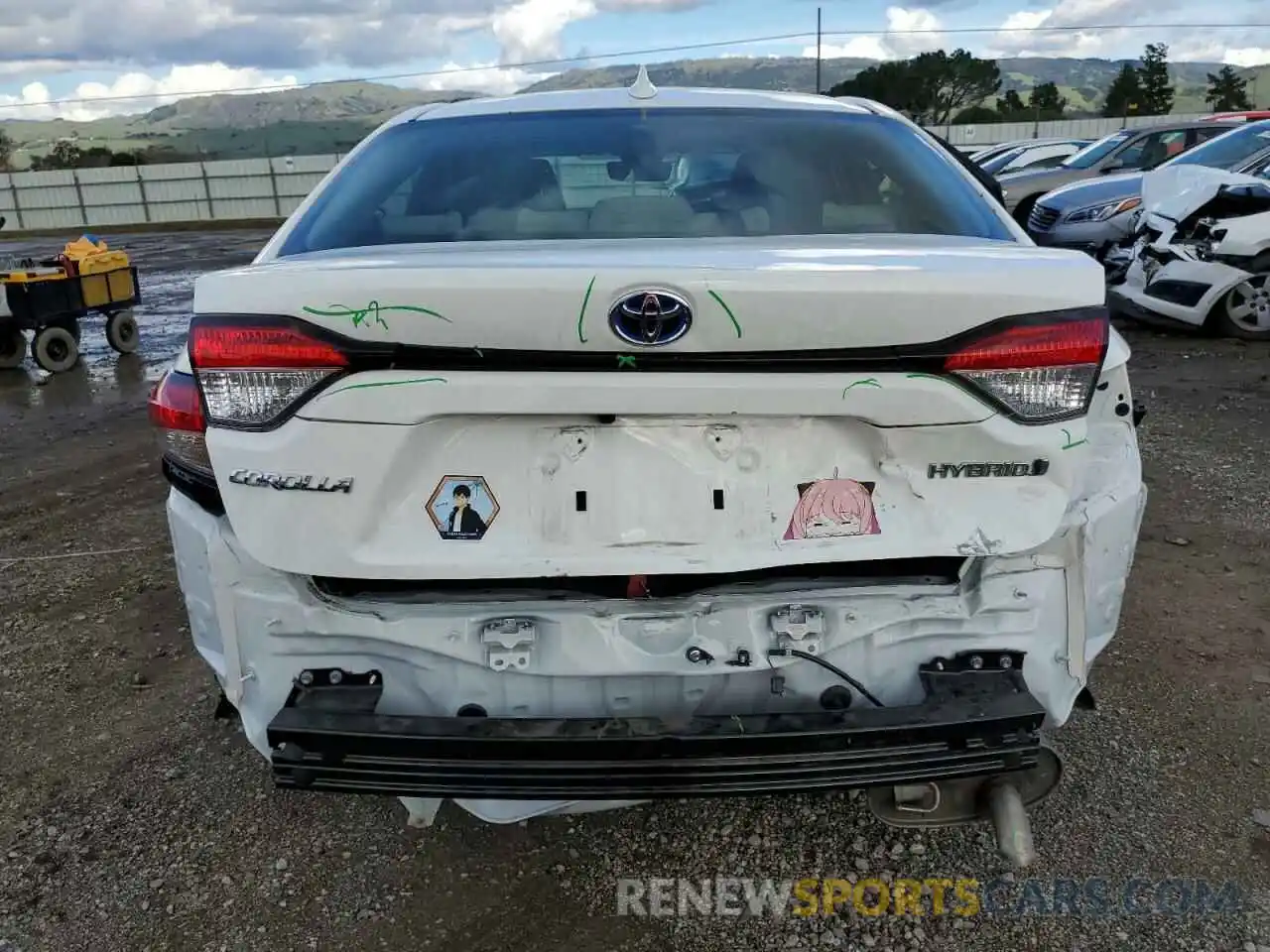 6 Photograph of a damaged car JTDEAMDE7N3008277 TOYOTA COROLLA 2022