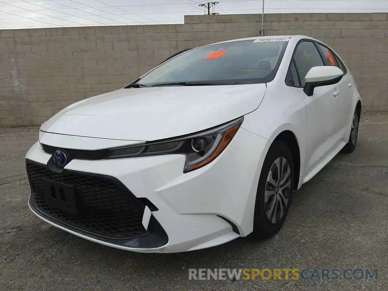 2 Photograph of a damaged car JTDEAMDE7NJ035720 TOYOTA COROLLA 2022