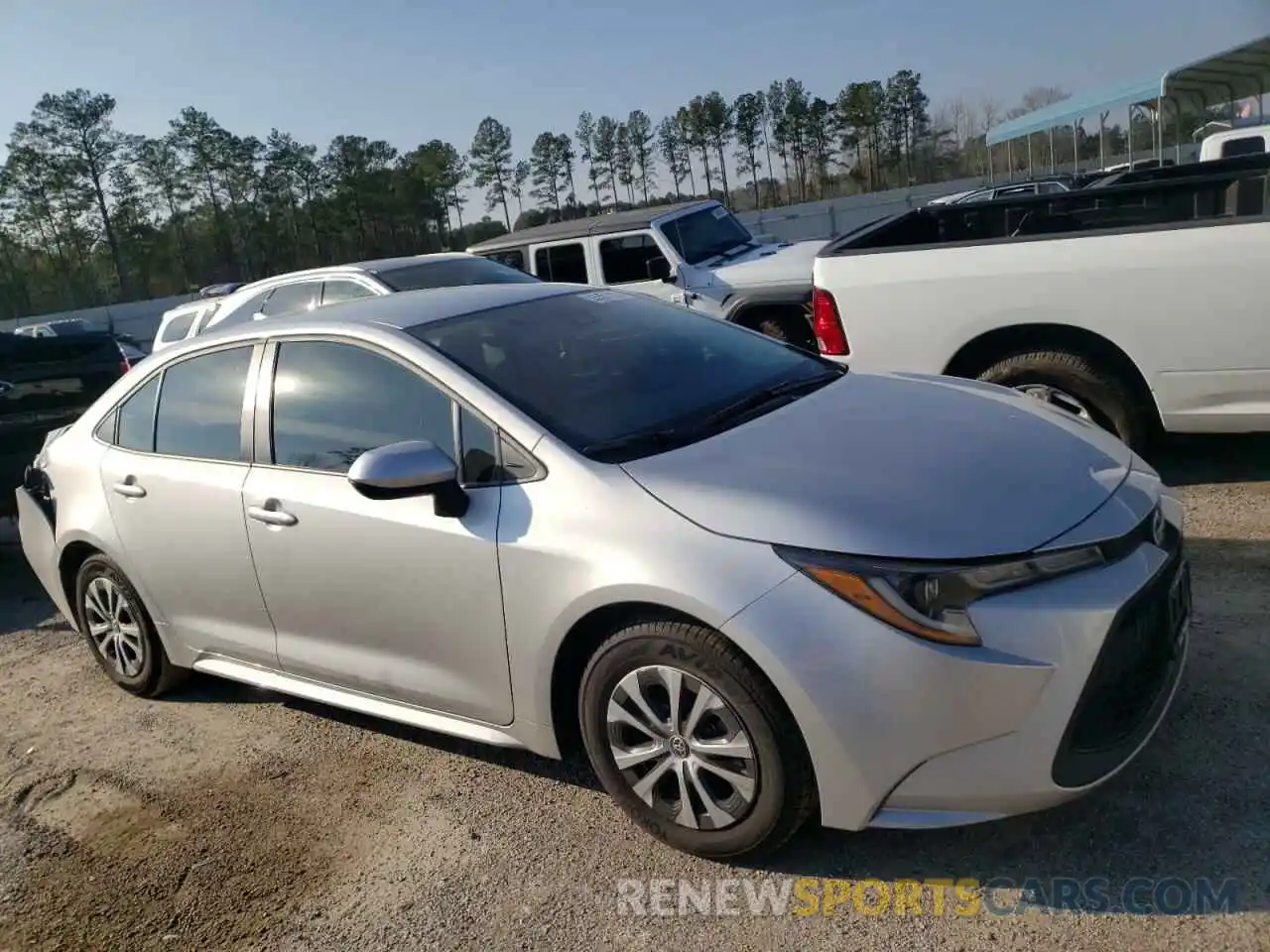 1 Photograph of a damaged car JTDEAMDE7NJ036933 TOYOTA COROLLA 2022