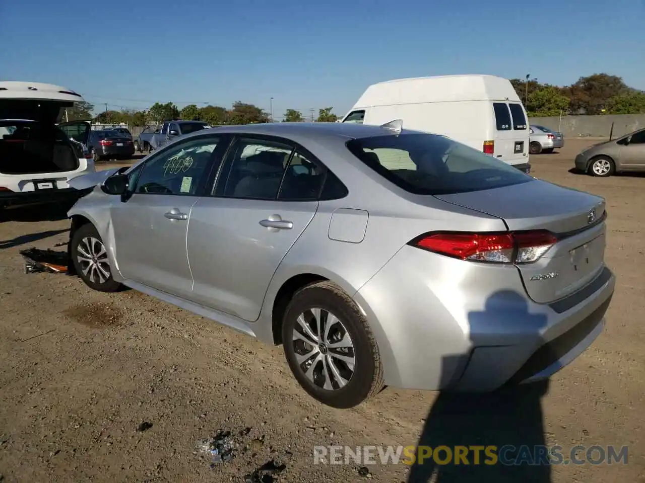 3 Photograph of a damaged car JTDEAMDE7NJ039461 TOYOTA COROLLA 2022