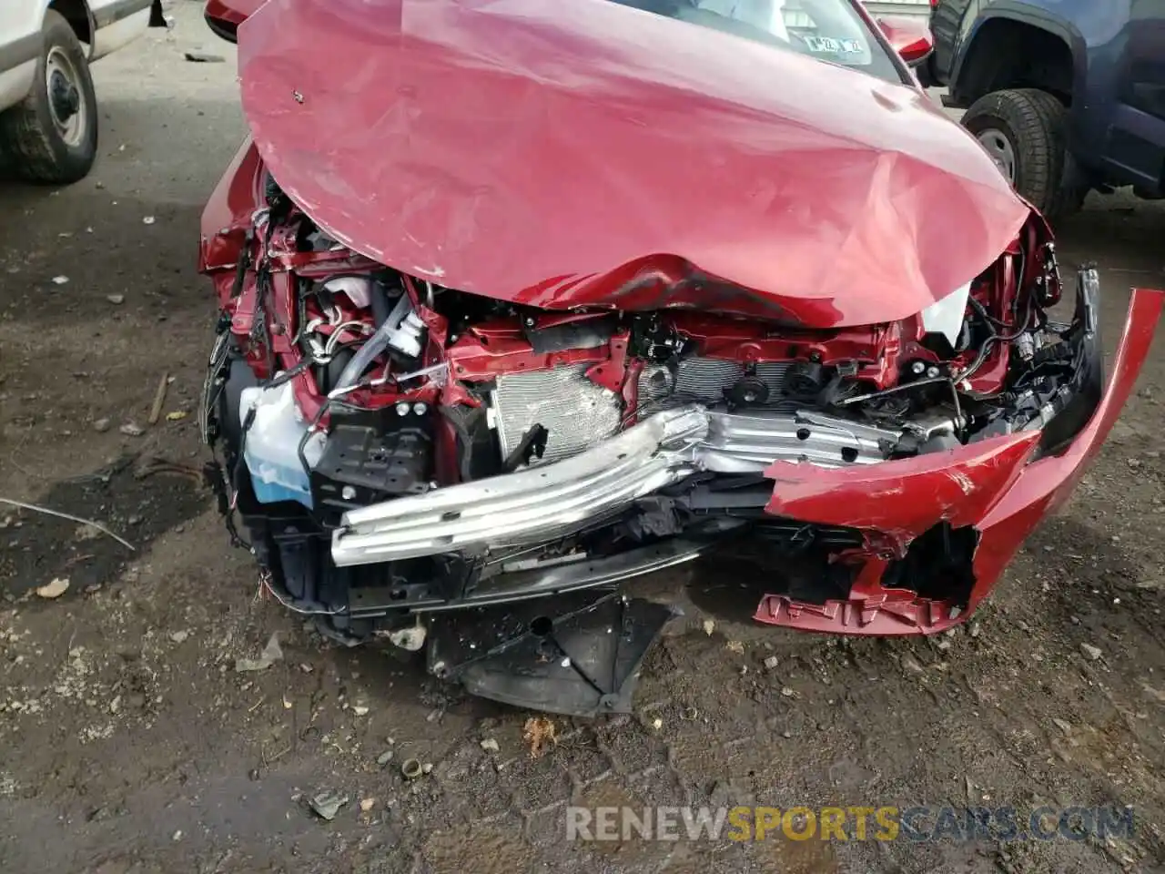 9 Photograph of a damaged car JTDEAMDE7NJ041369 TOYOTA COROLLA 2022