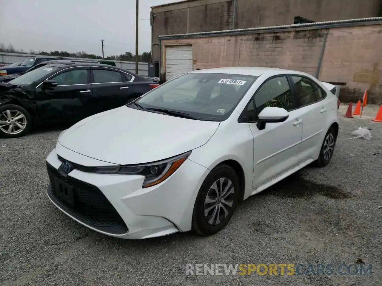 2 Photograph of a damaged car JTDEAMDE7NJ042781 TOYOTA COROLLA 2022