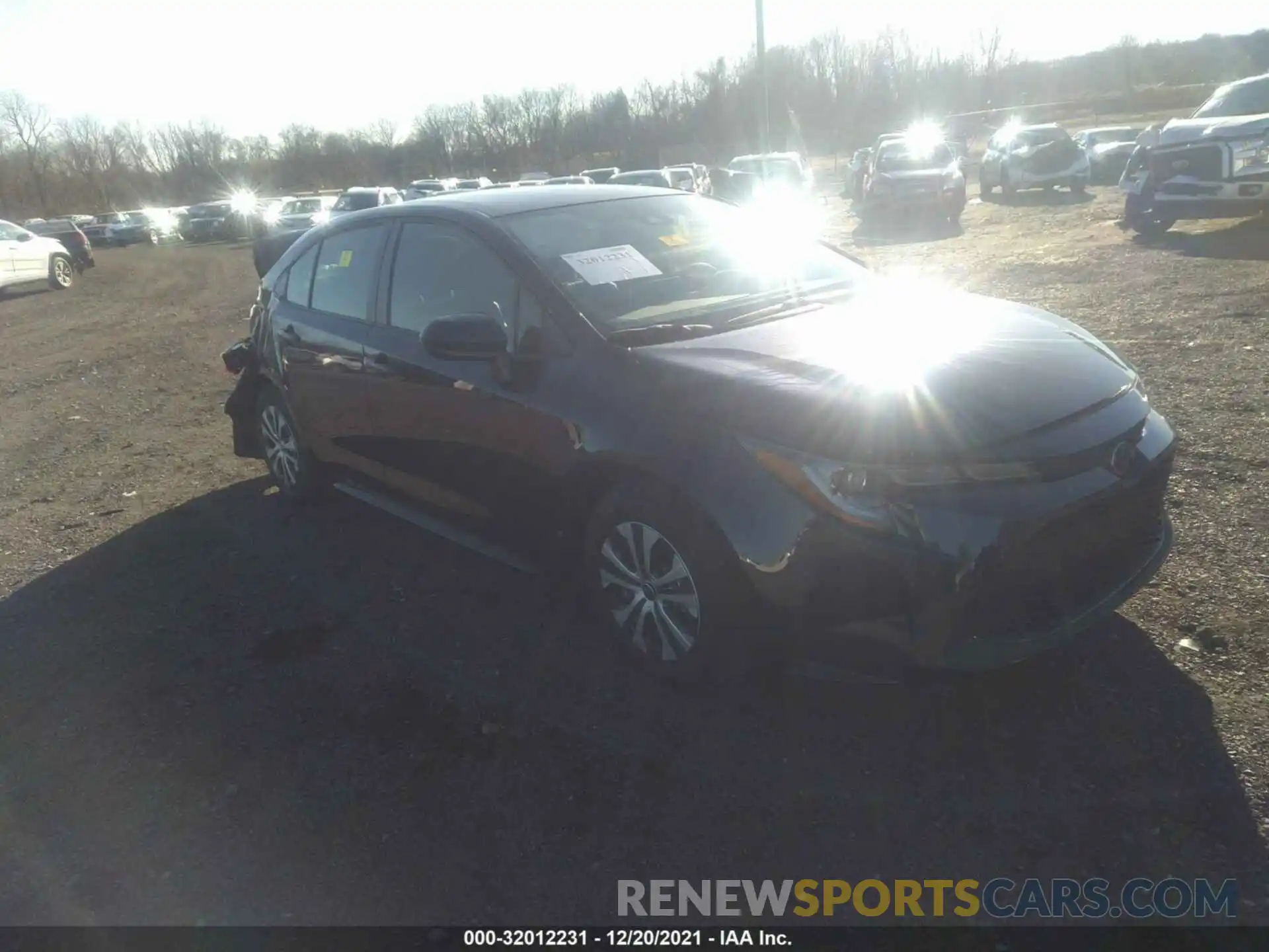 1 Photograph of a damaged car JTDEAMDE7NJ044112 TOYOTA COROLLA 2022