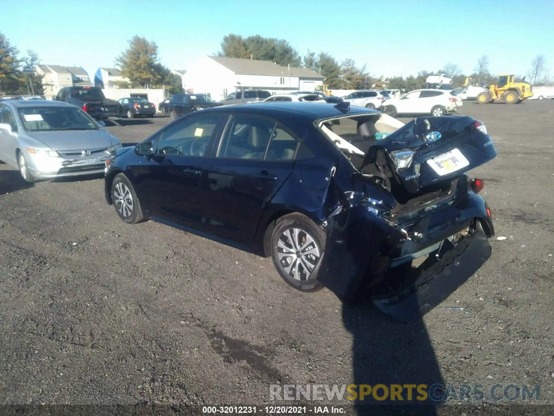 3 Photograph of a damaged car JTDEAMDE7NJ044112 TOYOTA COROLLA 2022