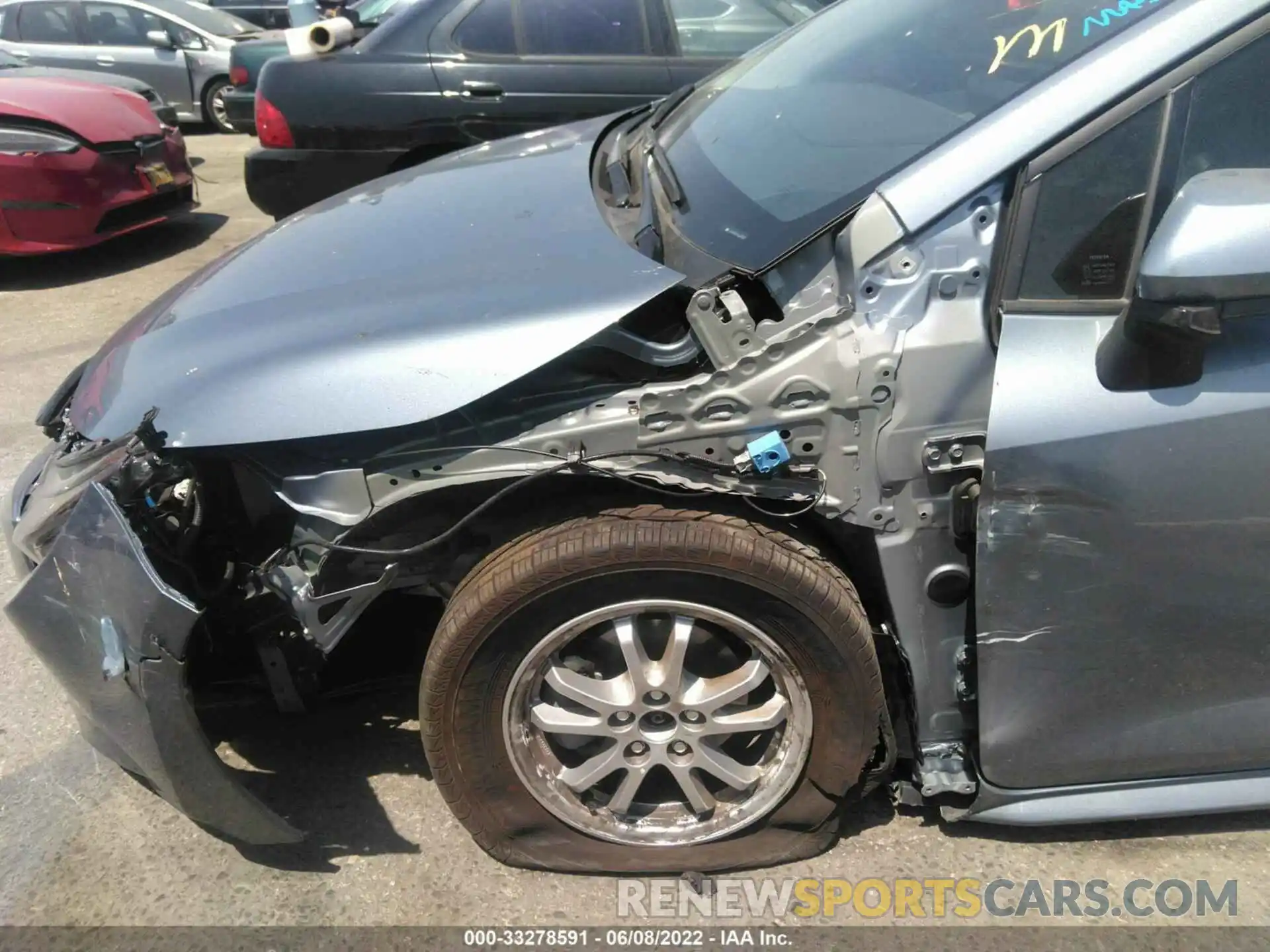 6 Photograph of a damaged car JTDEAMDE7NJ045003 TOYOTA COROLLA 2022