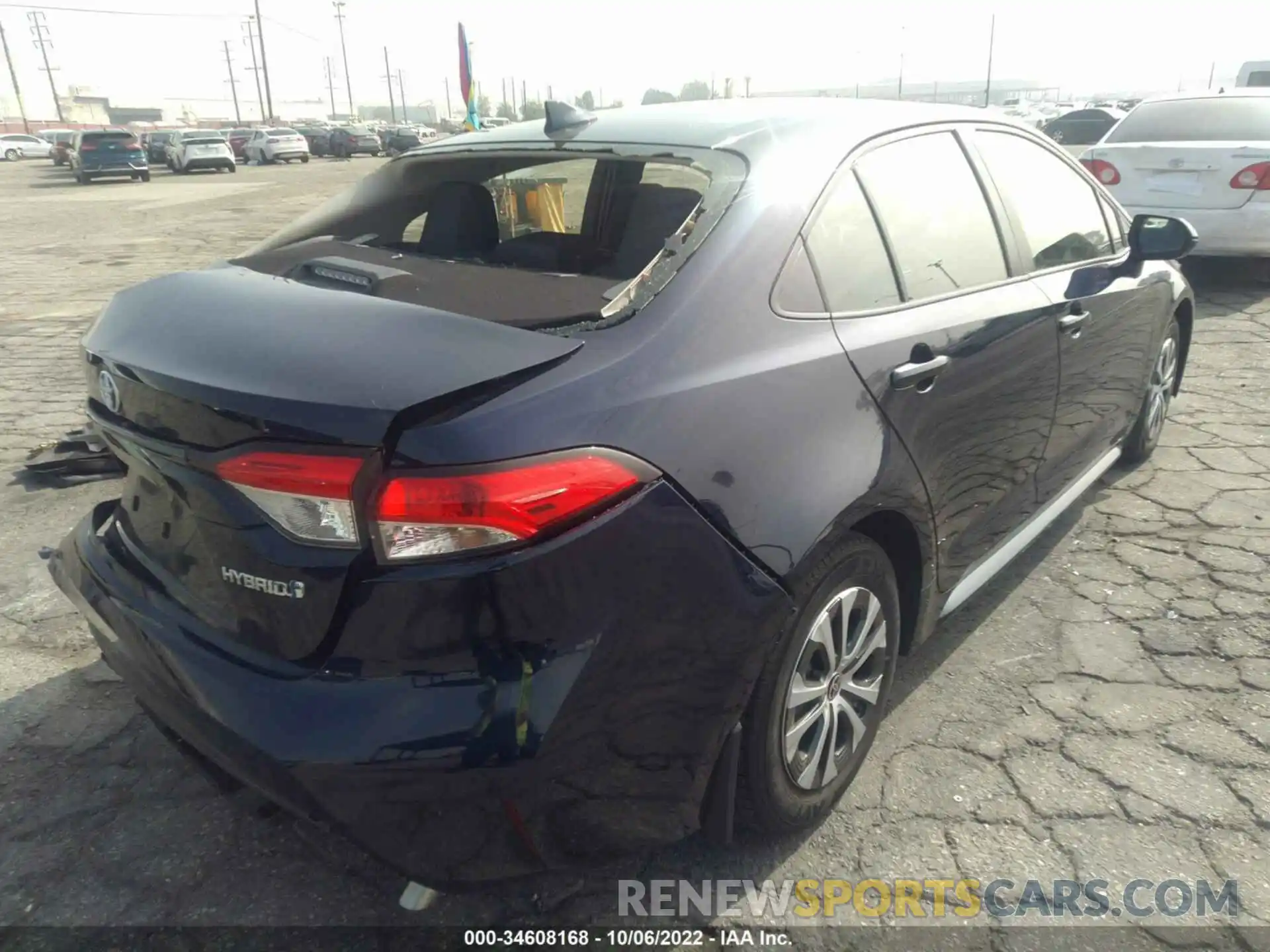 4 Photograph of a damaged car JTDEAMDE7NJ045115 TOYOTA COROLLA 2022