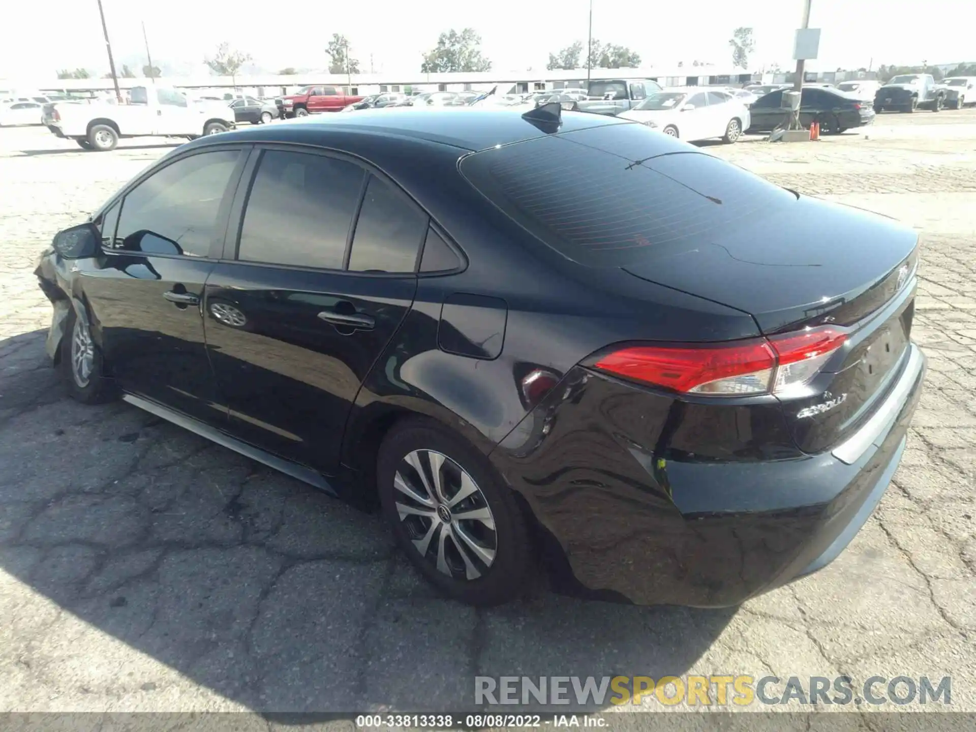 3 Photograph of a damaged car JTDEAMDE7NJ050587 TOYOTA COROLLA 2022