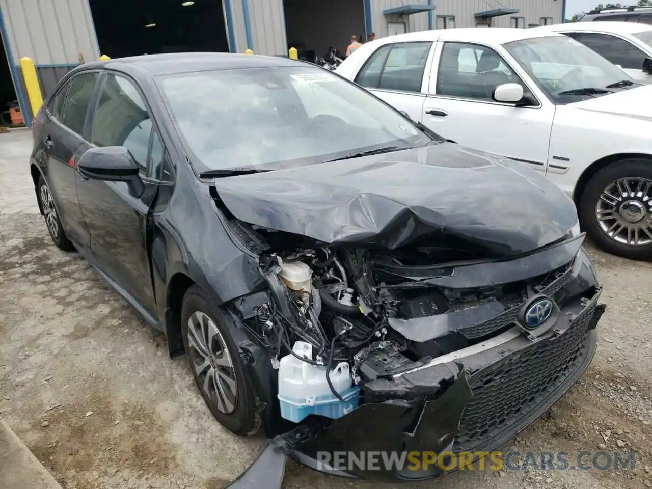 1 Photograph of a damaged car JTDEAMDE7NJ054011 TOYOTA COROLLA 2022