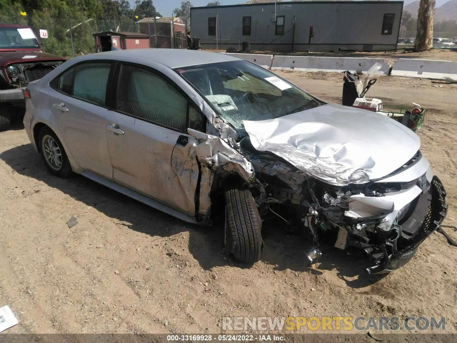 1 Photograph of a damaged car JTDEAMDE8N3002200 TOYOTA COROLLA 2022