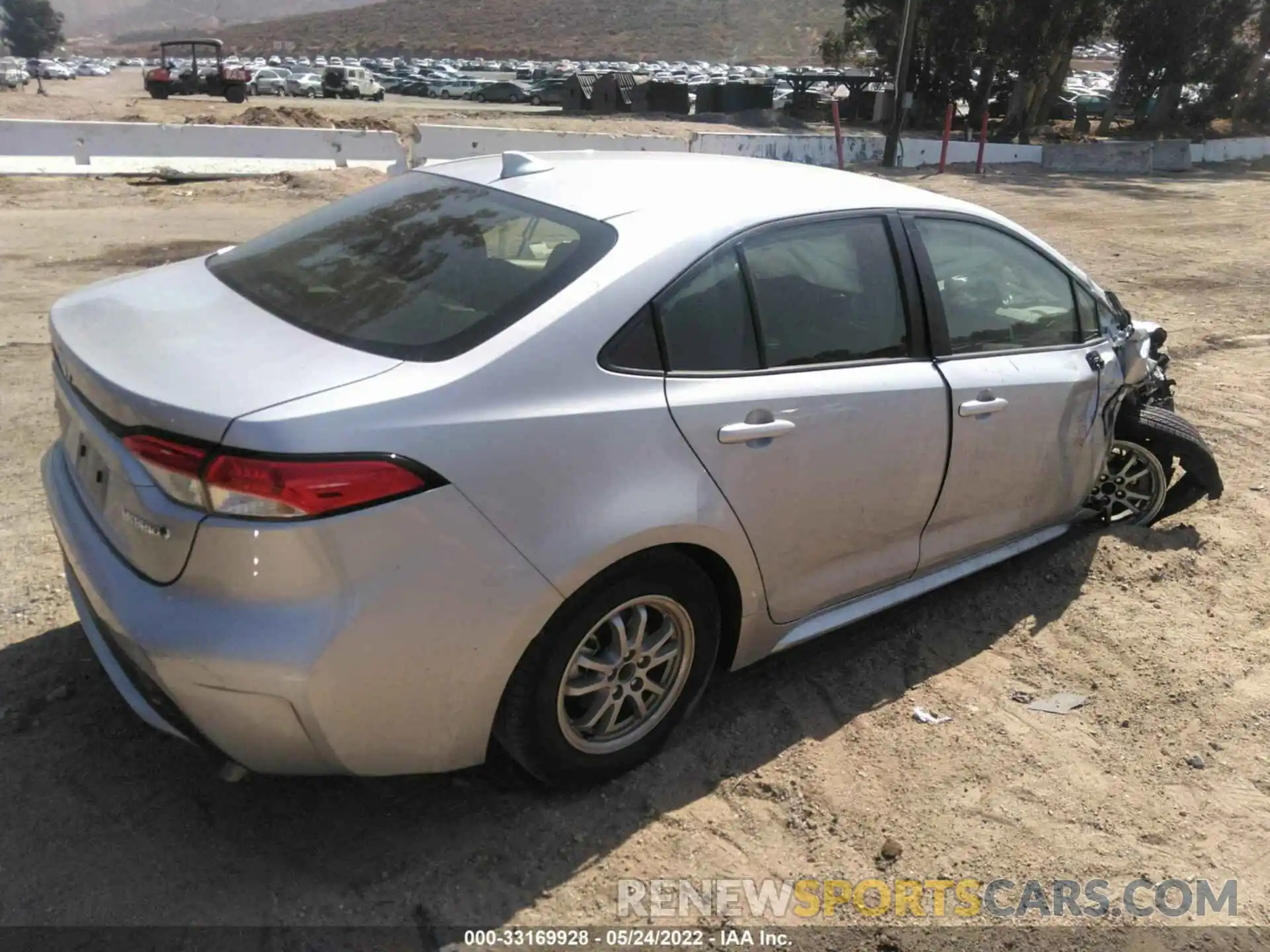 4 Photograph of a damaged car JTDEAMDE8N3002200 TOYOTA COROLLA 2022