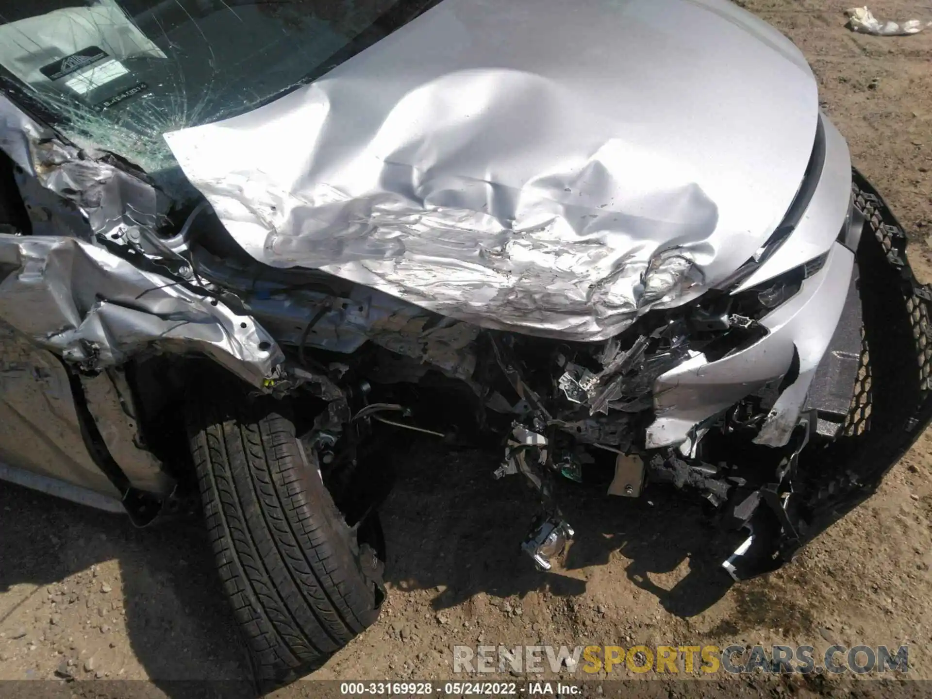 6 Photograph of a damaged car JTDEAMDE8N3002200 TOYOTA COROLLA 2022