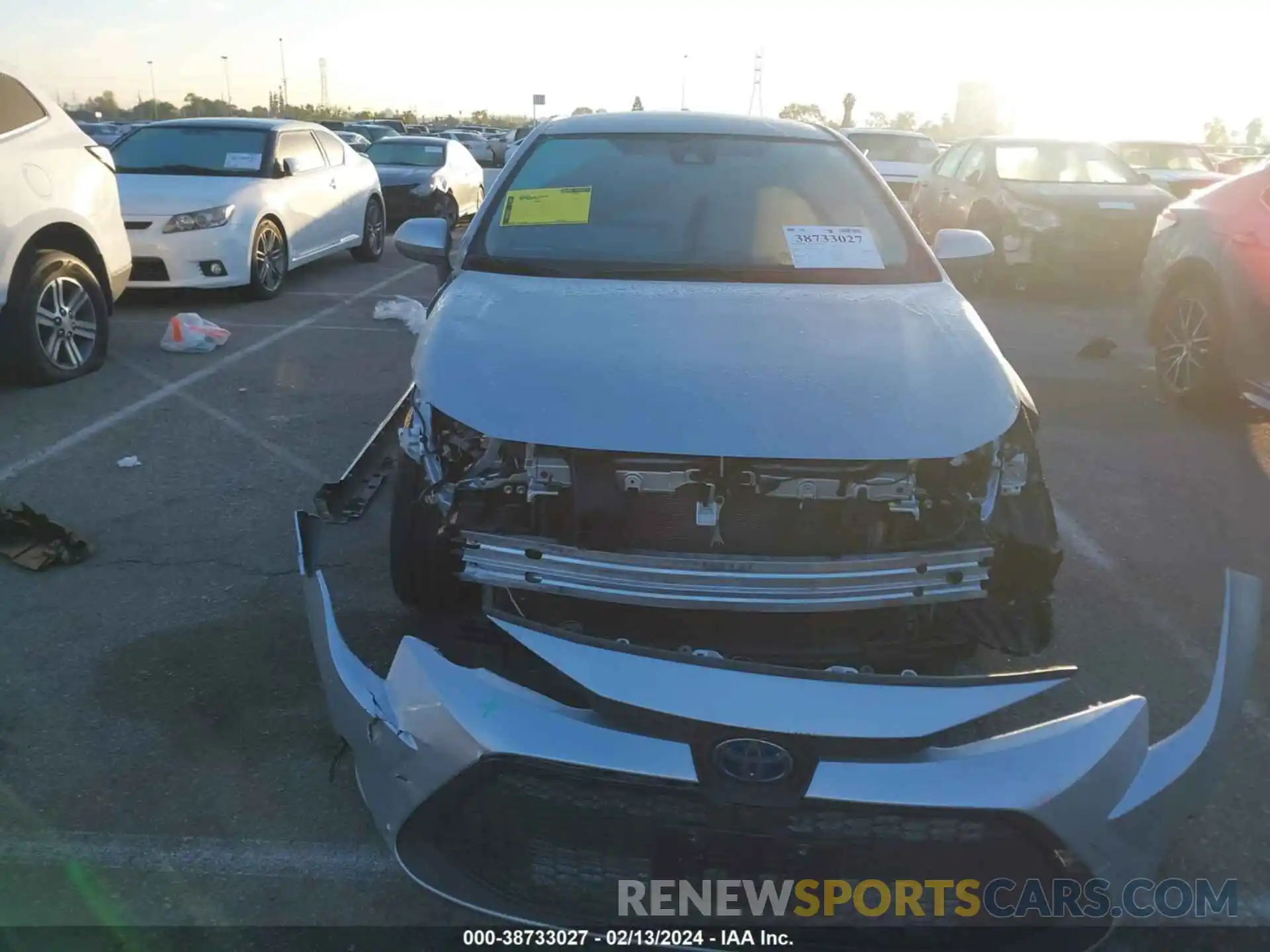 13 Photograph of a damaged car JTDEAMDE8N3006148 TOYOTA COROLLA 2022