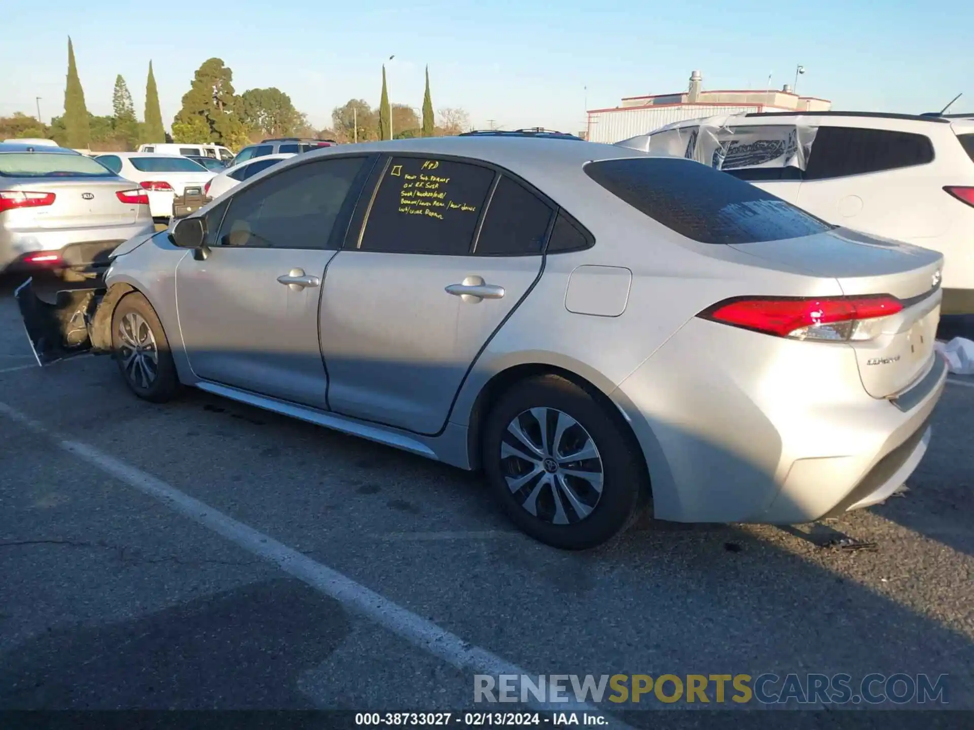 15 Photograph of a damaged car JTDEAMDE8N3006148 TOYOTA COROLLA 2022