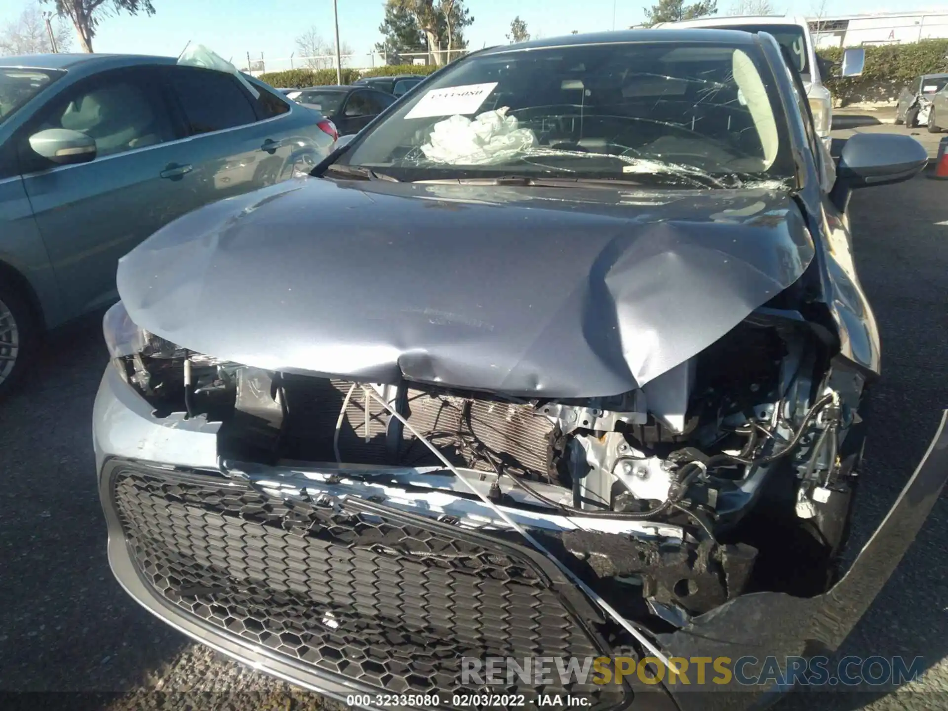 6 Photograph of a damaged car JTDEAMDE8NJ036231 TOYOTA COROLLA 2022