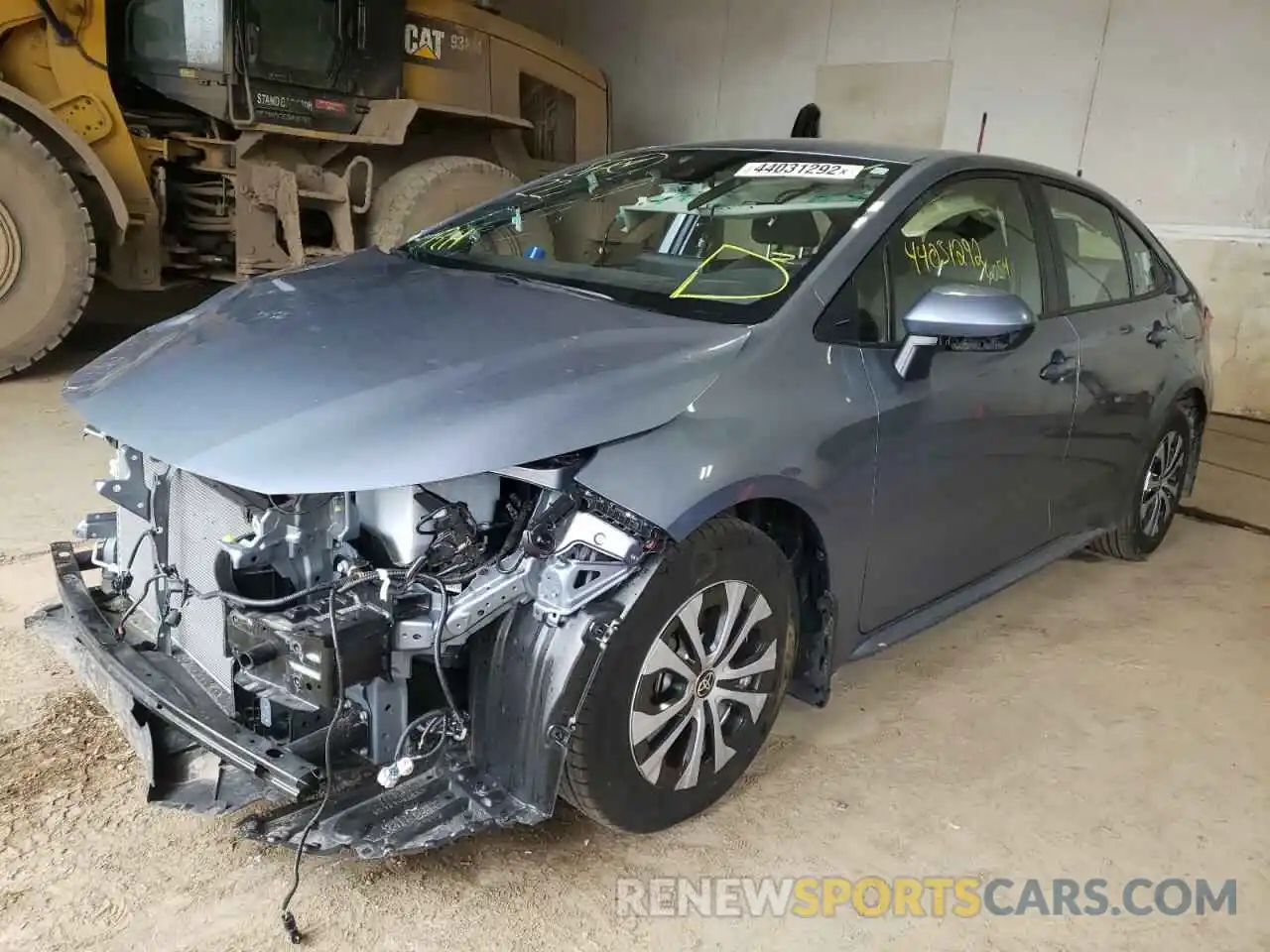 2 Photograph of a damaged car JTDEAMDE8NJ039579 TOYOTA COROLLA 2022