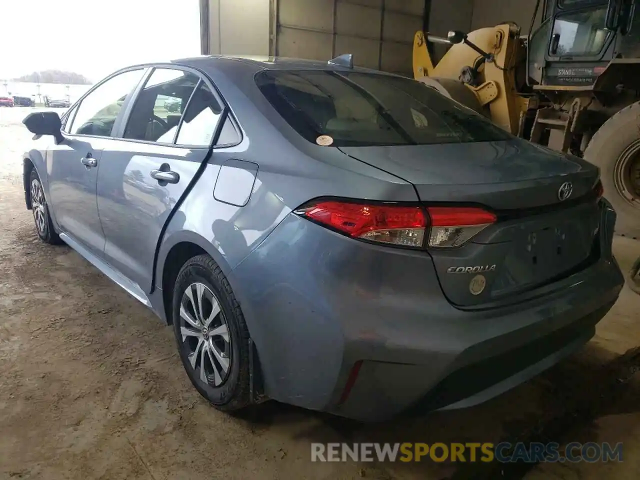 3 Photograph of a damaged car JTDEAMDE8NJ039579 TOYOTA COROLLA 2022