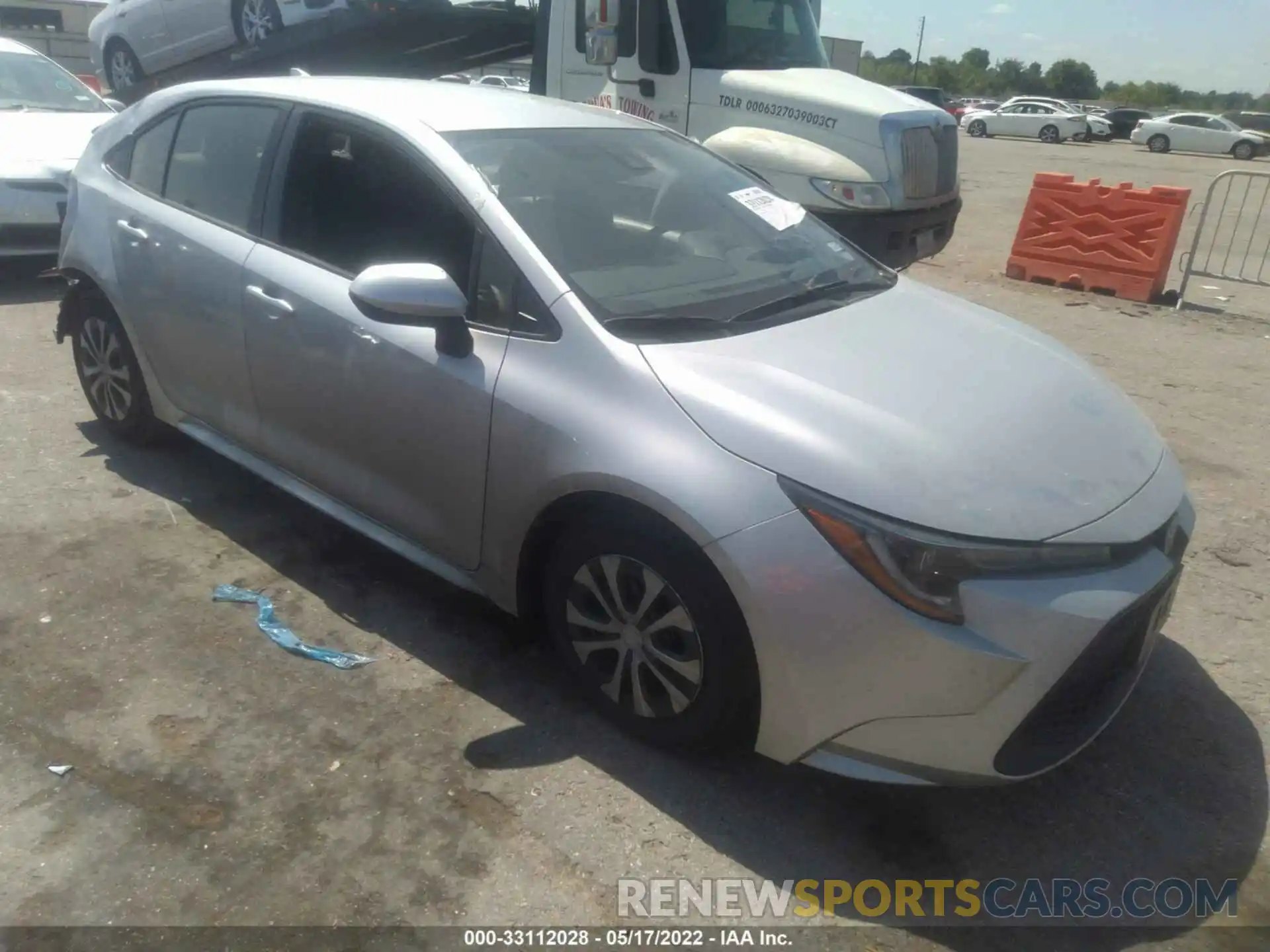 1 Photograph of a damaged car JTDEAMDE8NJ039713 TOYOTA COROLLA 2022