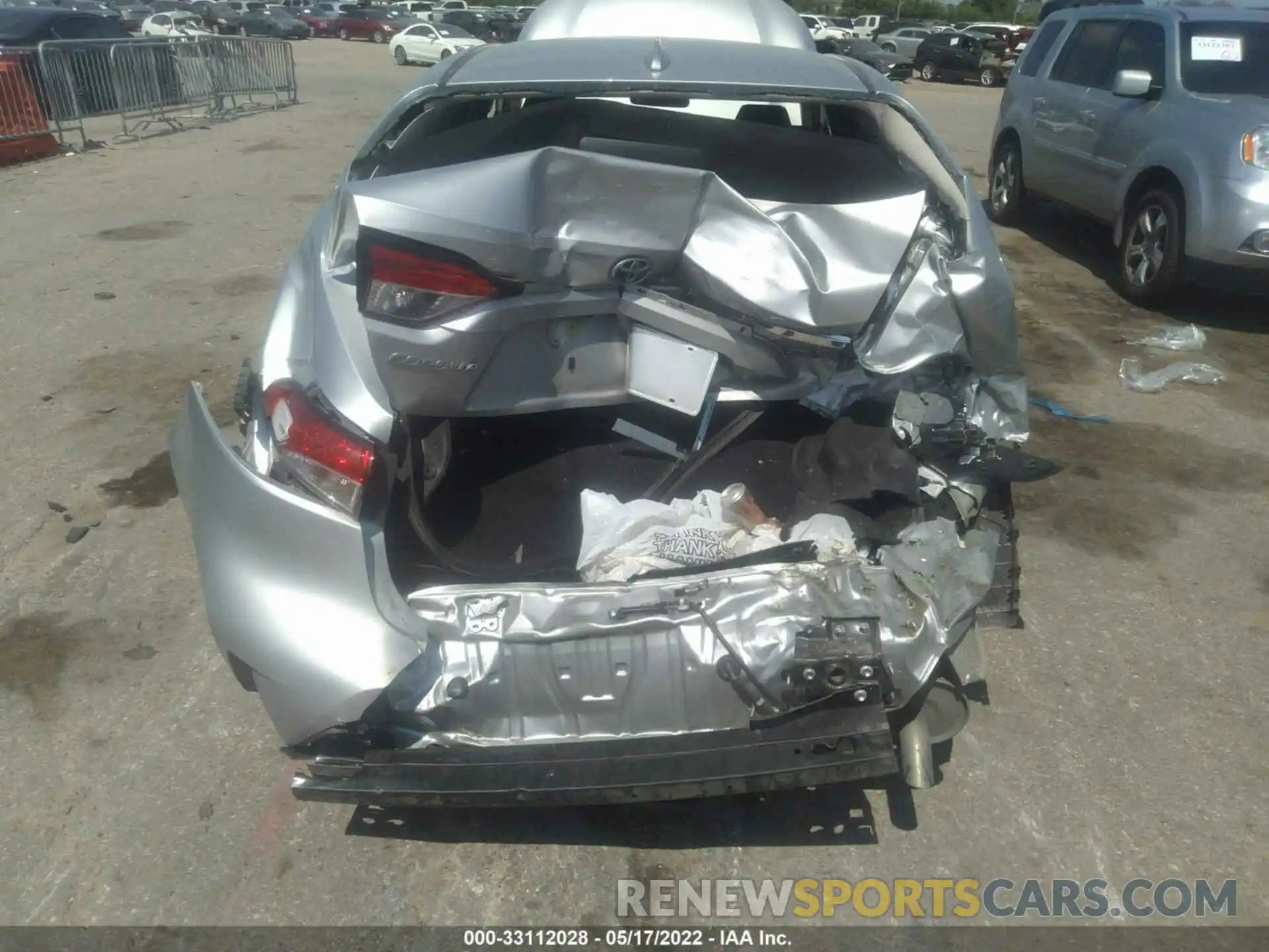 6 Photograph of a damaged car JTDEAMDE8NJ039713 TOYOTA COROLLA 2022