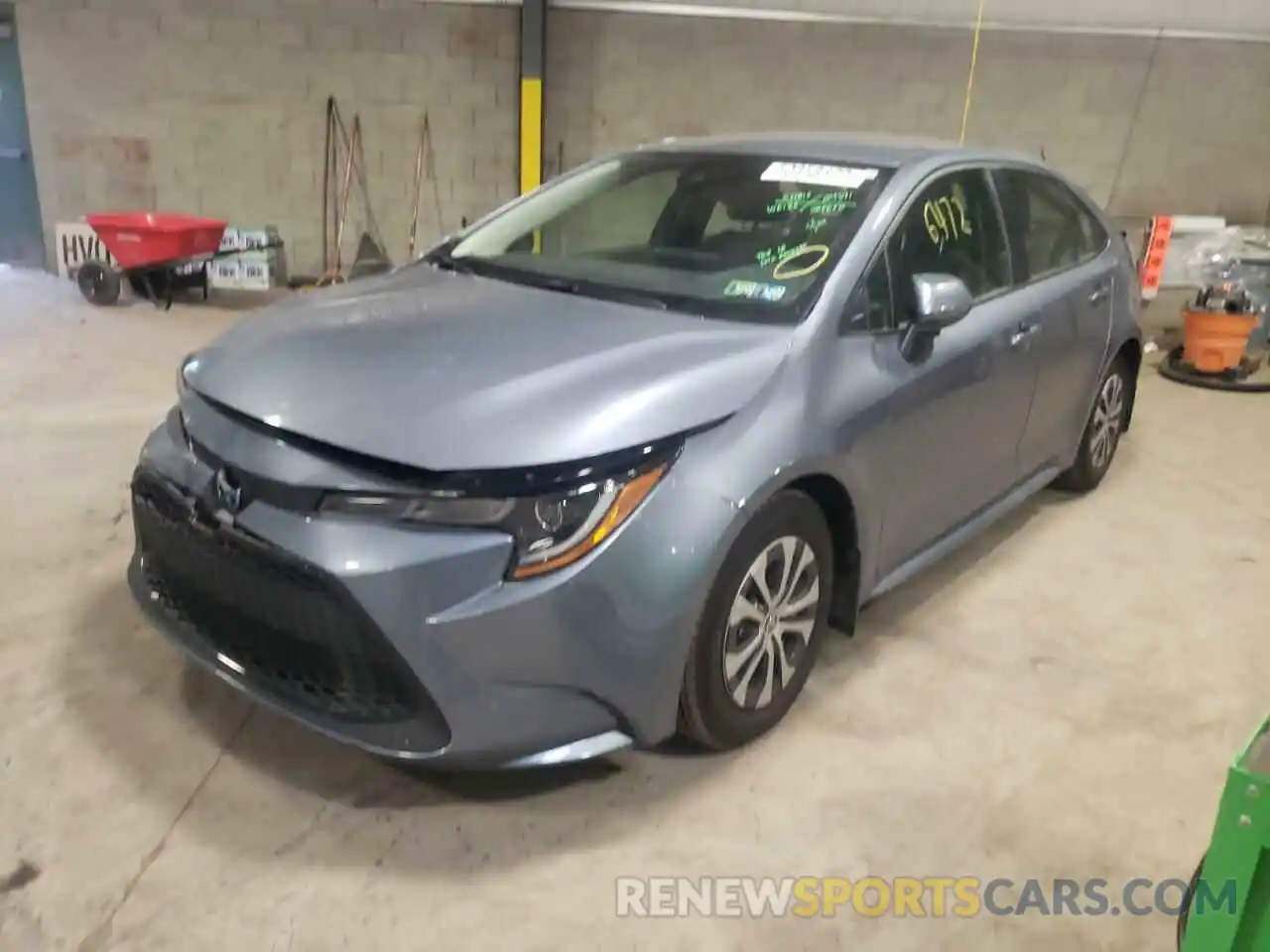 2 Photograph of a damaged car JTDEAMDE8NJ039999 TOYOTA COROLLA 2022