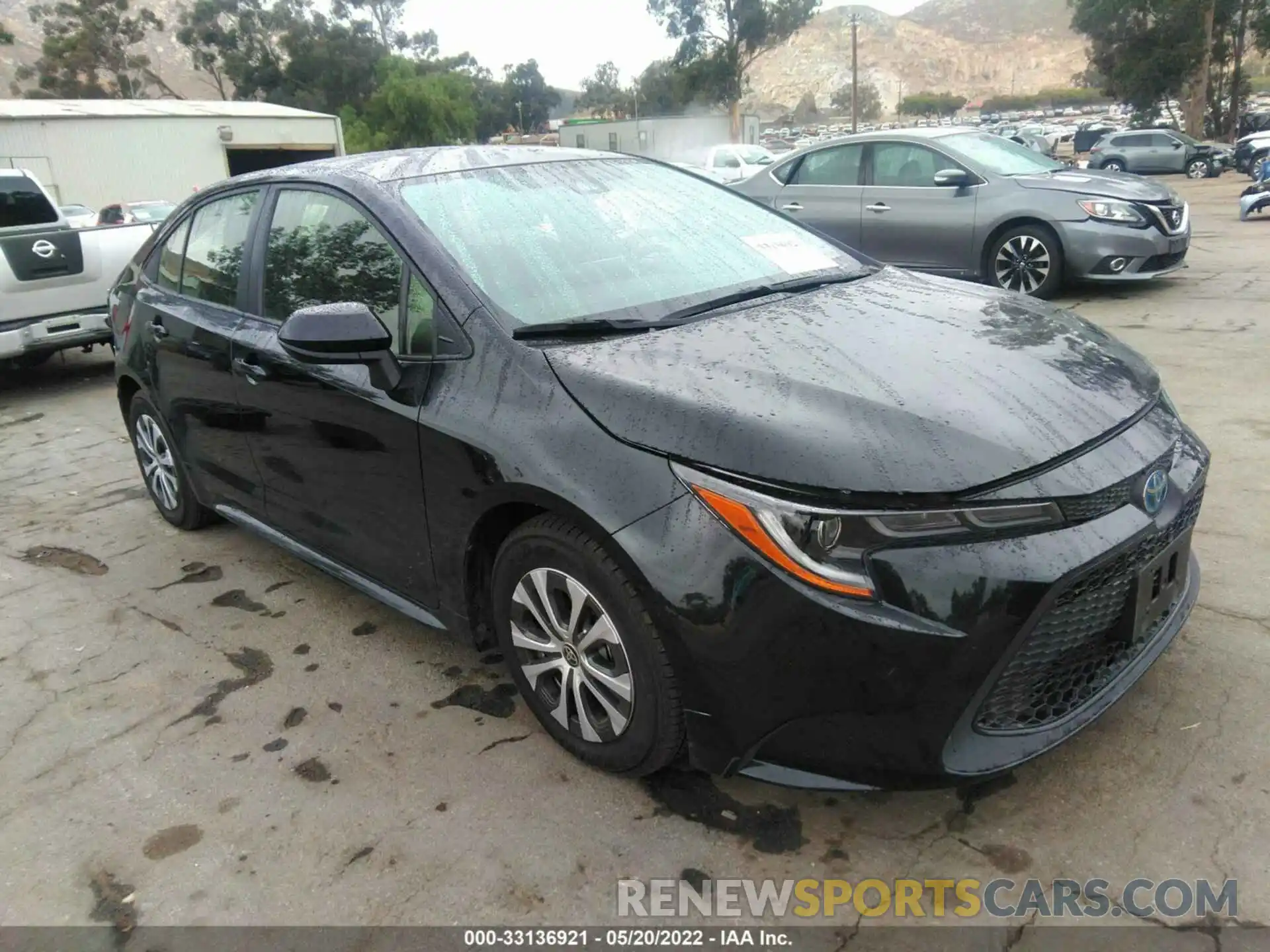 1 Photograph of a damaged car JTDEAMDE8NJ040523 TOYOTA COROLLA 2022