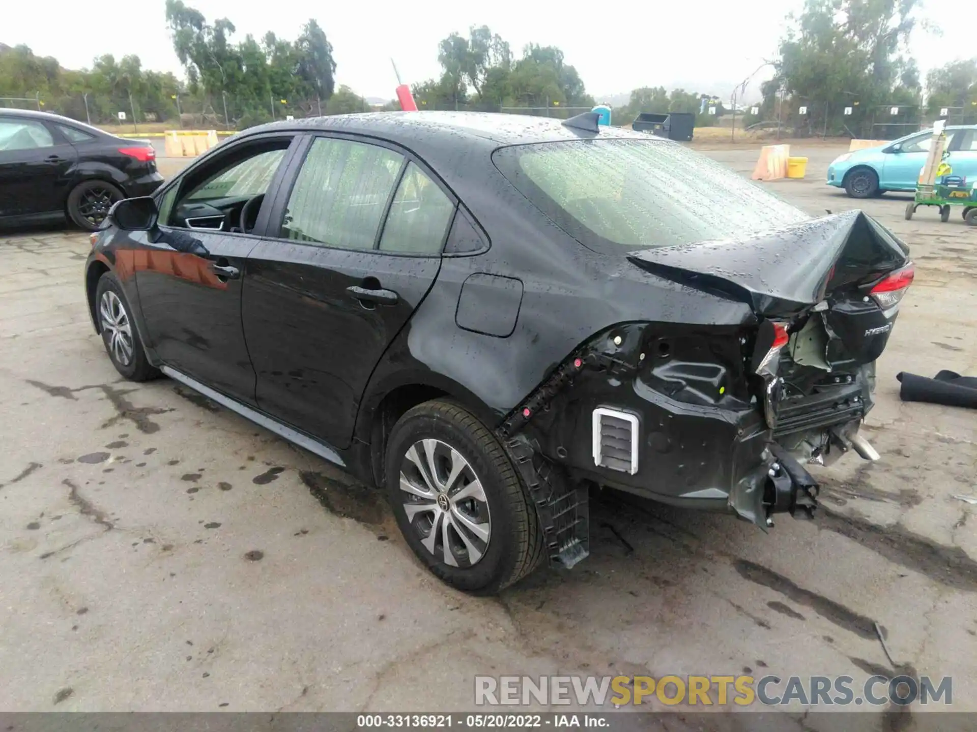 3 Photograph of a damaged car JTDEAMDE8NJ040523 TOYOTA COROLLA 2022