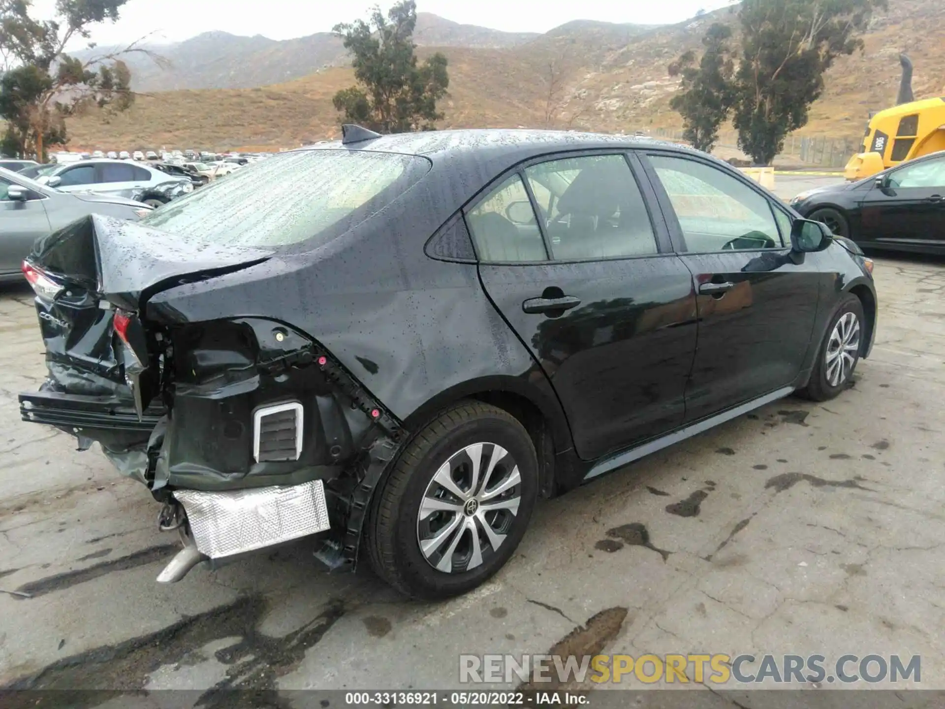 4 Photograph of a damaged car JTDEAMDE8NJ040523 TOYOTA COROLLA 2022