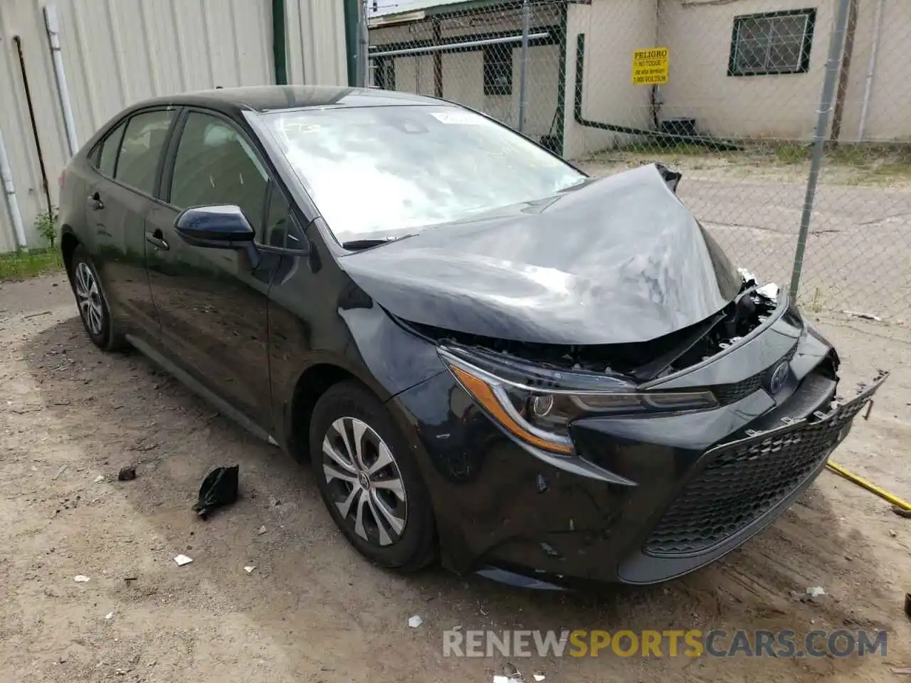 1 Photograph of a damaged car JTDEAMDE8NJ040957 TOYOTA COROLLA 2022