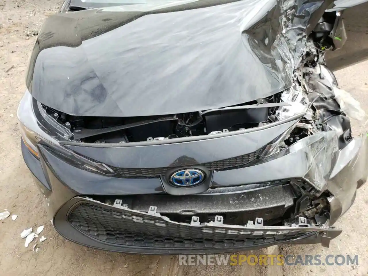 7 Photograph of a damaged car JTDEAMDE8NJ040957 TOYOTA COROLLA 2022