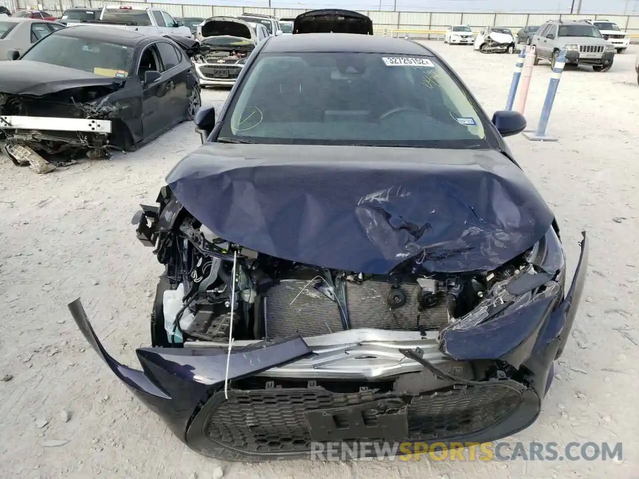 9 Photograph of a damaged car JTDEAMDE8NJ042921 TOYOTA COROLLA 2022