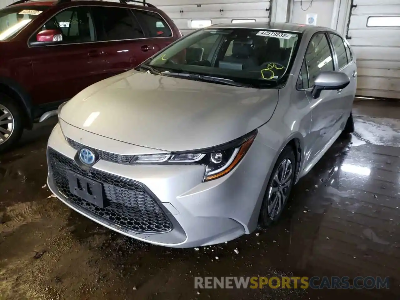 2 Photograph of a damaged car JTDEAMDE8NJ043065 TOYOTA COROLLA 2022